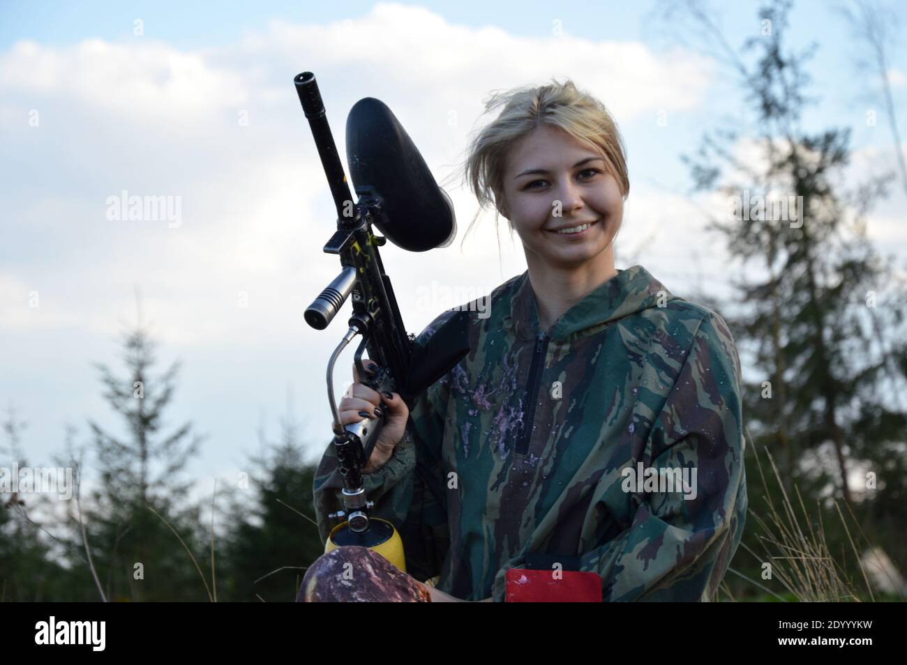 Paintball gear hires stock photography and images Alamy