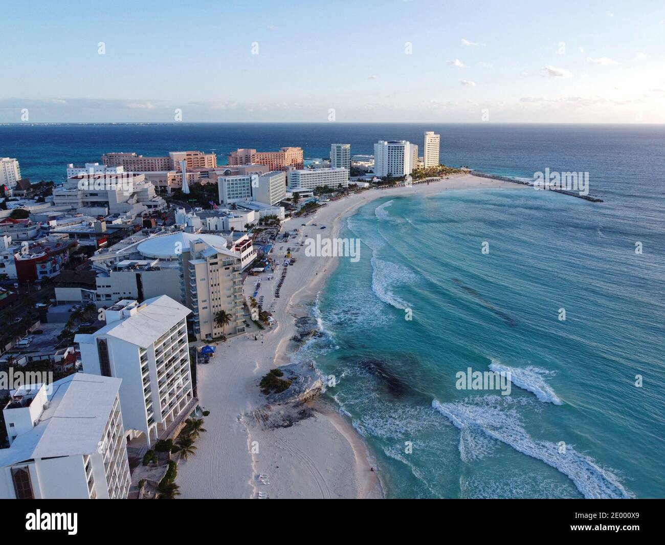 Cancun beach and Altitude by Krystal Grand Punta Cancun, Hyatt Ziva