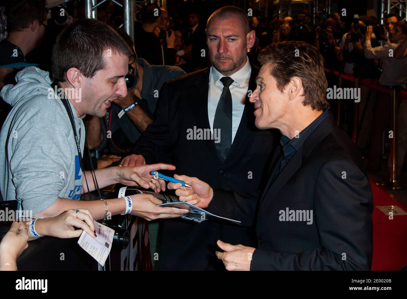Willem Dafoe attending the world premiere of the video game Beyond Two