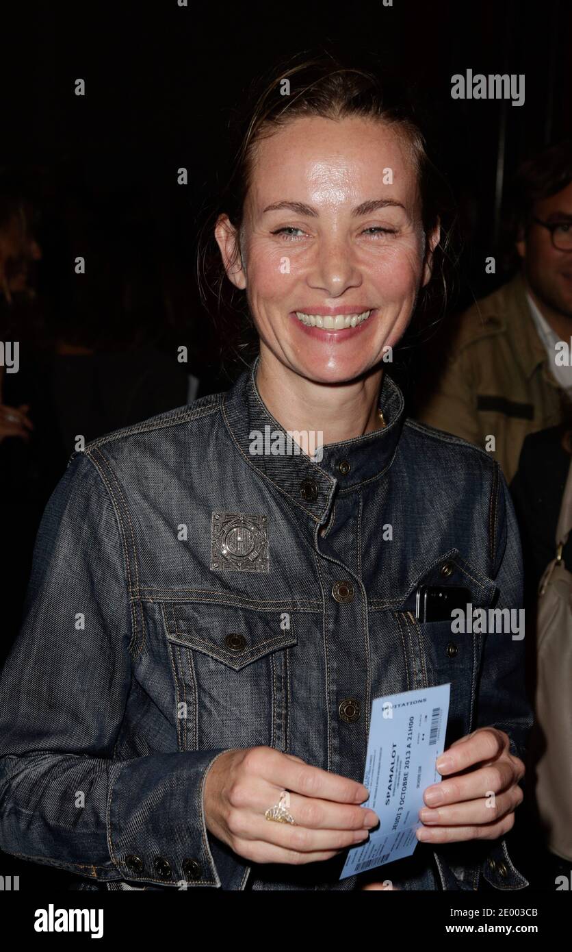 Celine Balitran attending the premiere of Spamalot held at Bobino in Paris, France on October 03, 2013. Photo by Jerome Domine/ABACAPRESS.COM Stock Photo