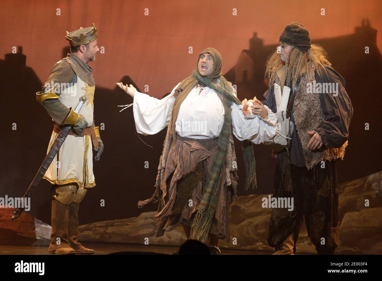 Pierre-Francois Martin-Laval performing during the generale of 'Spamalot' held at Bobino in Paris, France on October 03, 2013. Photo by Jerome Domine/ABACAPRESS.COM Stock Photo