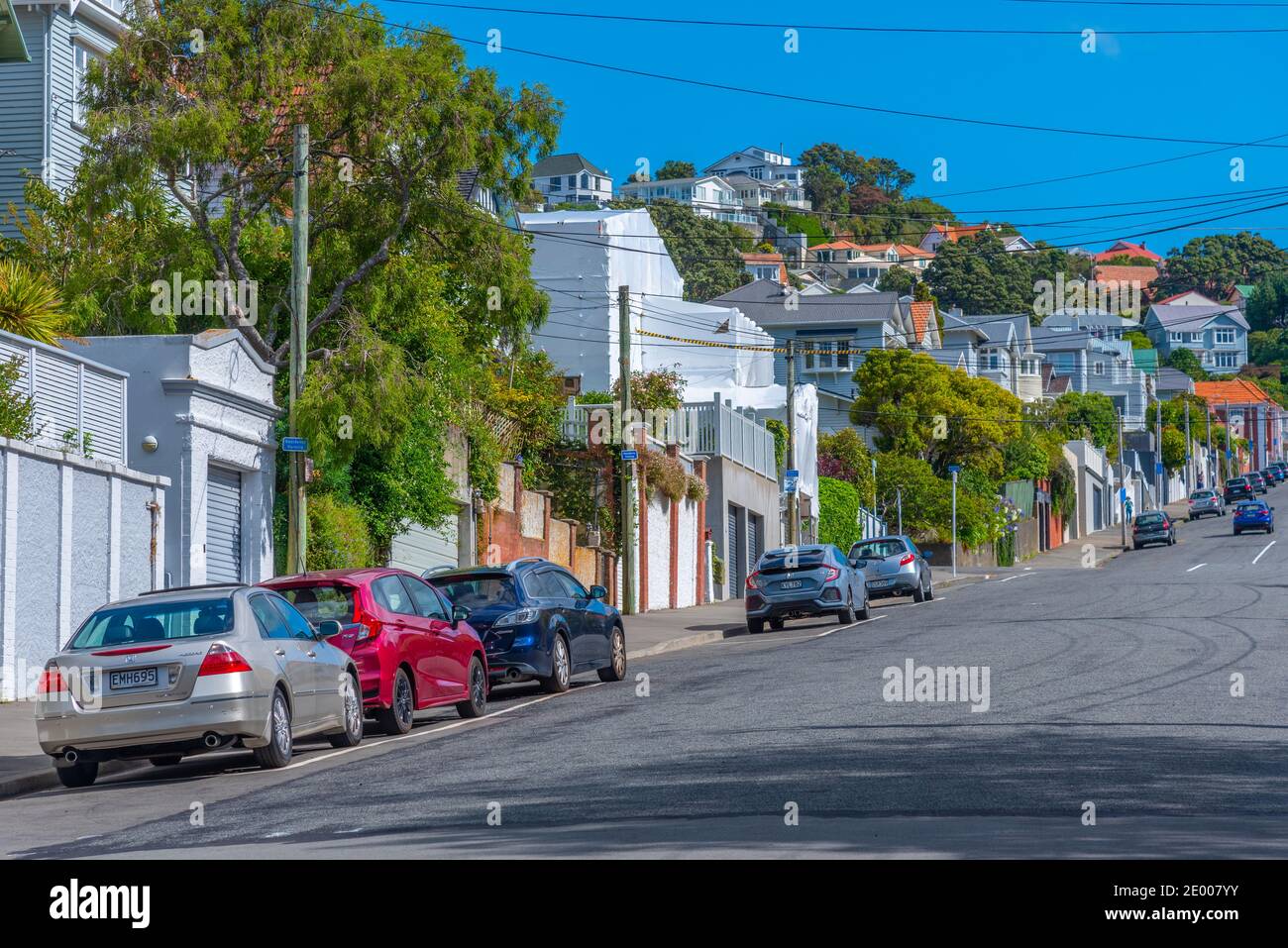 Residential houses in Wellington, New Zealand Stock Photo Alamy