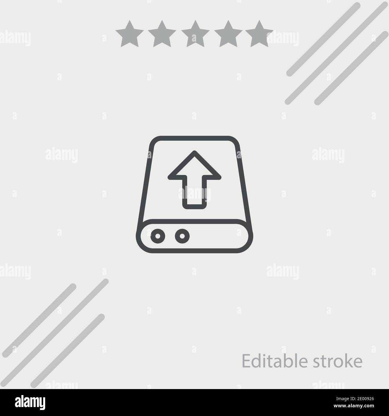 upload vector icon modern simple vector illustration Stock Vector Image ...