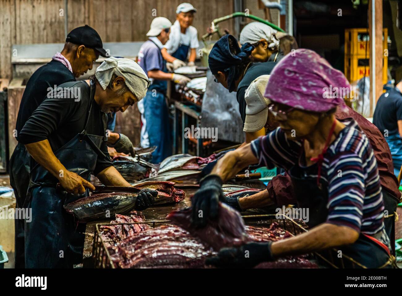 Yasuhisa Serizawa's Katsuobushi Manufacture in Nishiizu-Cho, Shizuoka, Japan Stock Photo