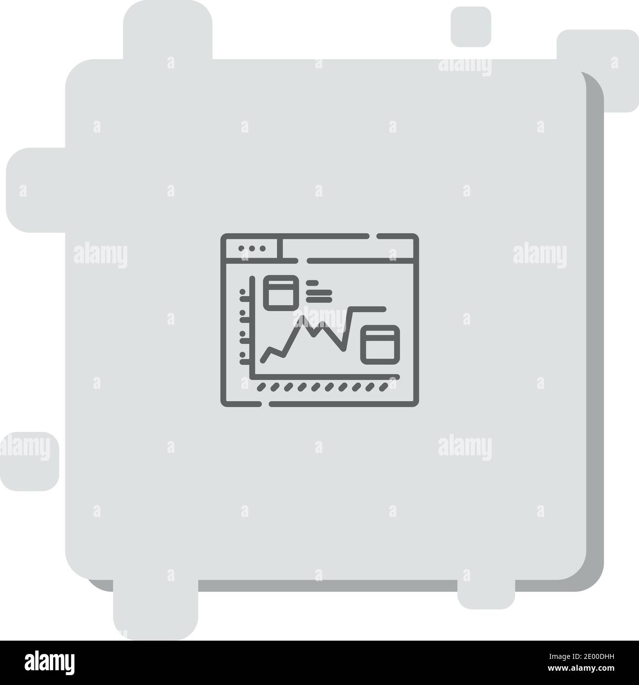 diagram vector icon modern simple vector illustration Stock Vector ...