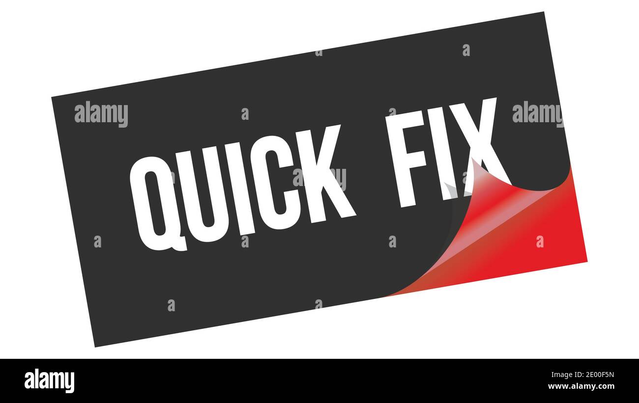 Quick fix stamp hi-res stock photography and images - Alamy