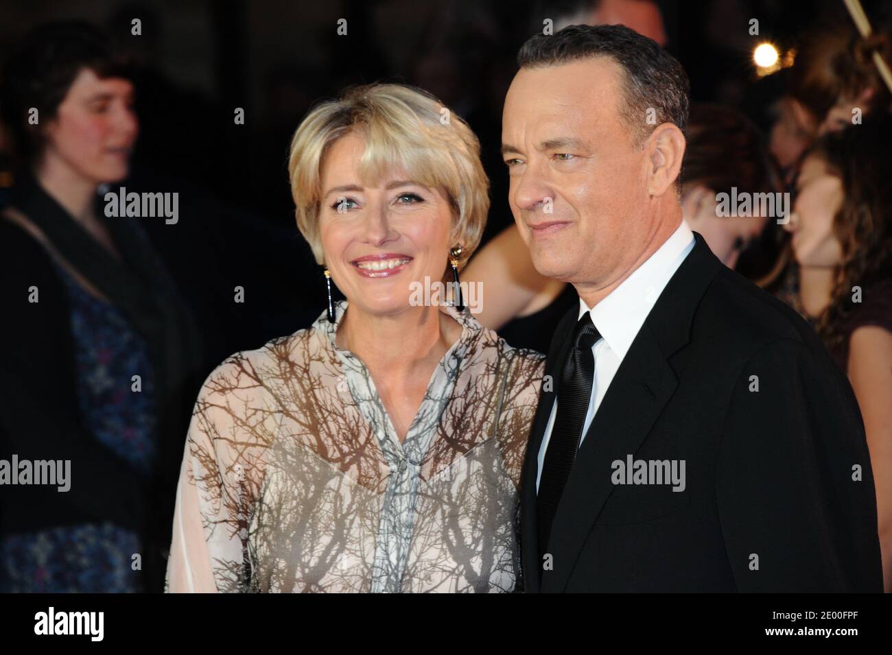 Emma Thompson and Tom Hanks attending the screening of 'Saving Mr Banks'  and the Closing Ceremony of the 57th BFI London Film Festival at Odeon  Leicester Square in London, UK on October