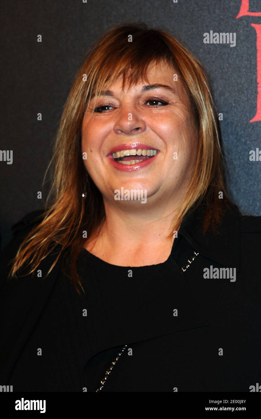 Michele Bernier attending the Disney 'La Belle et la Bete' ('Beauty and