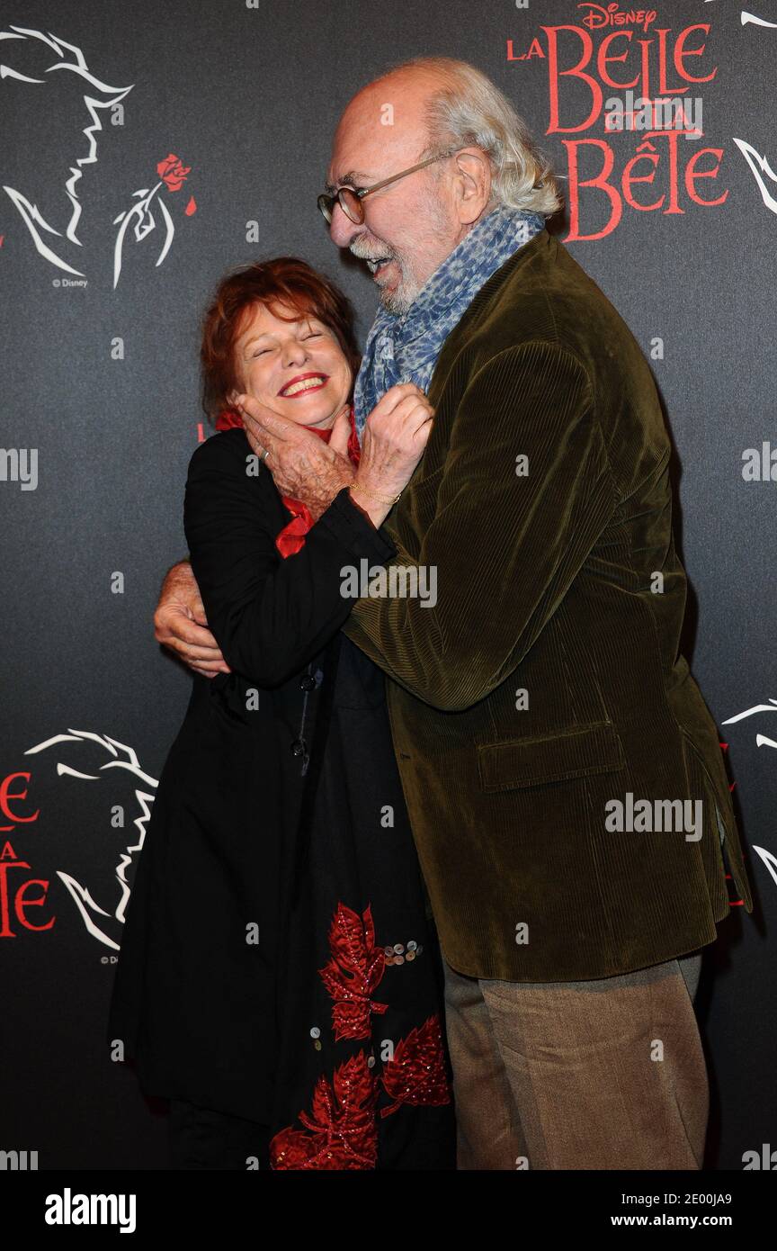 Jean-Pierre Marielle and wife Agathe Natanson attending the Disney 'La  Belle et la Bete' ('Beauty and the Beast') Premiere at Mogador theater, in  Paris, France, on October 24, 2013. Photo by Aurore
