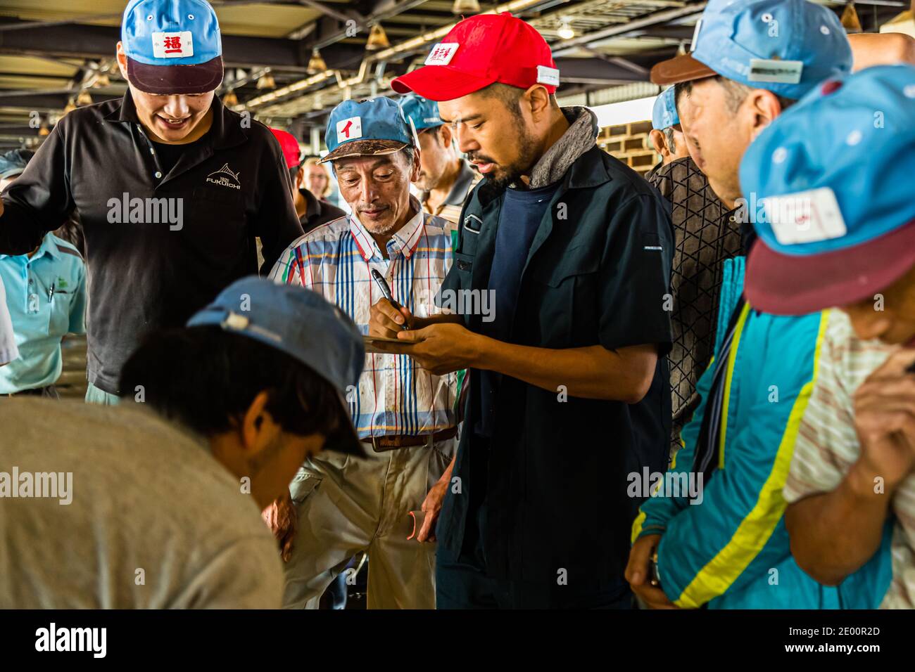 Fish Auction in Yaidu, Japan Stock Photo Alamy