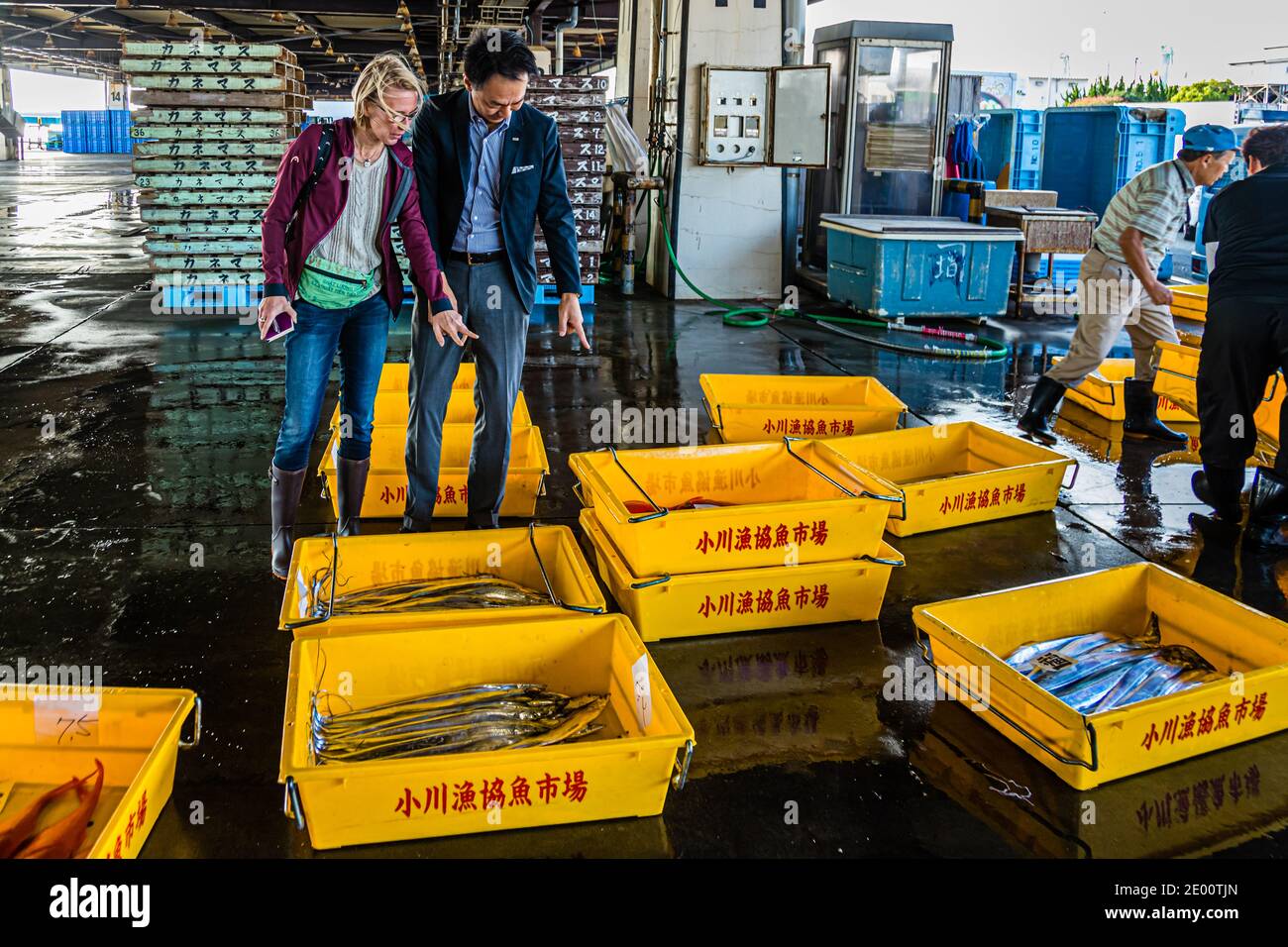 Fish Auction in Yaidu, Japan Stock Photo Alamy