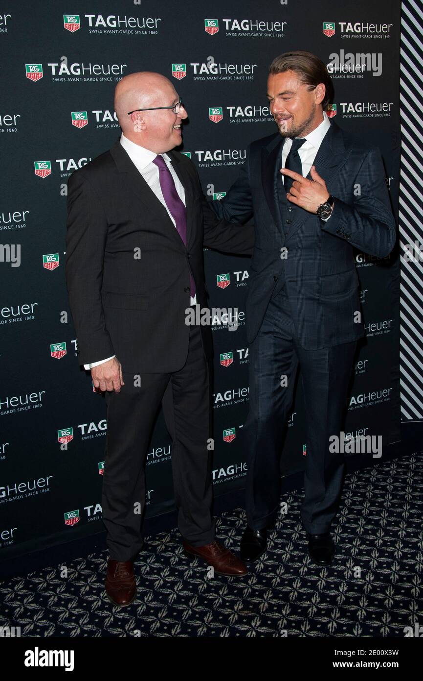 Leonardo DiCaprio attending the party for the opening of Tag