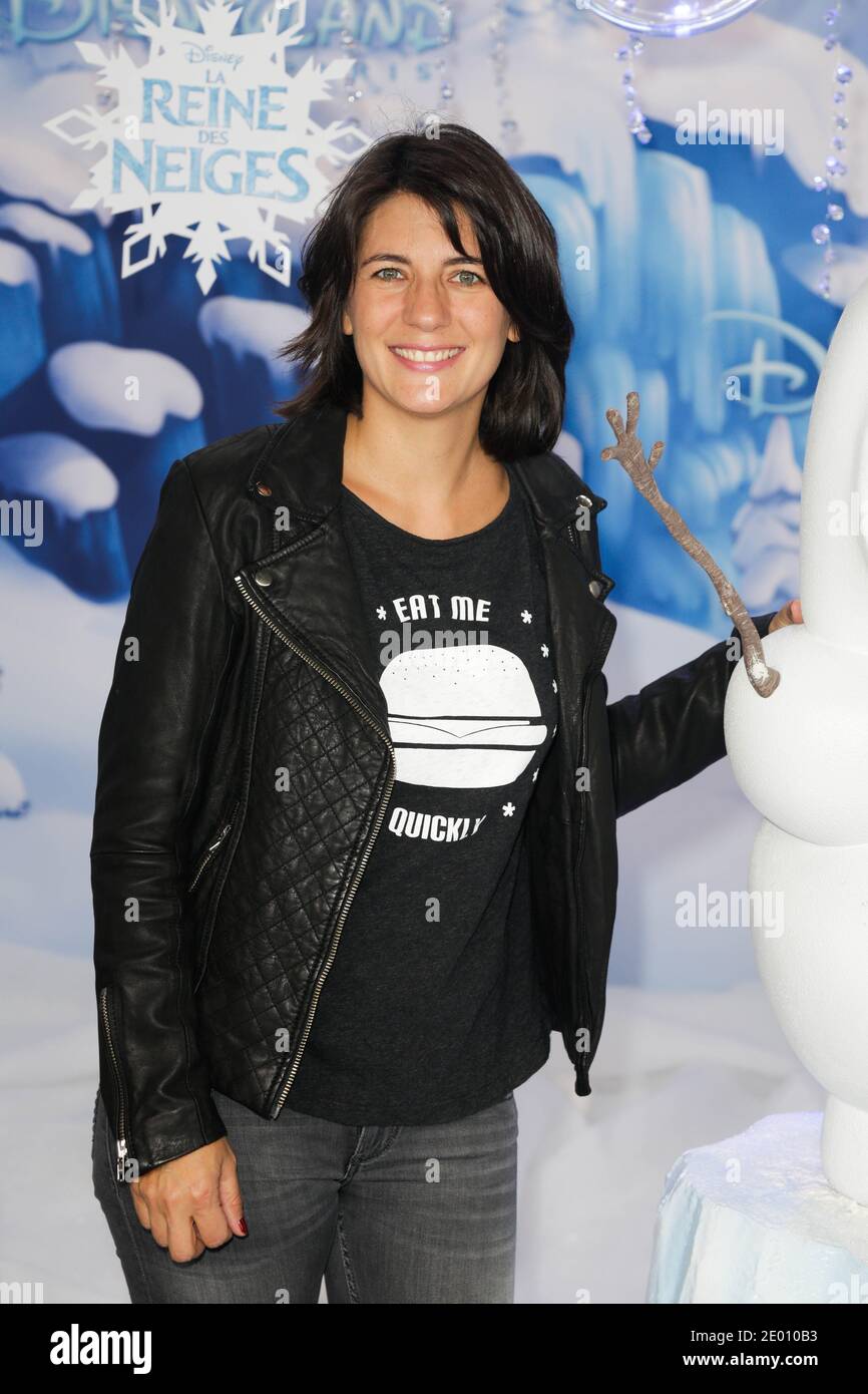 Estelle Denis attending the Christmas Season opening day at Disneyland Resort Paris in Marne-La-Vallee, France, on November 09, 2013. Photo by Jerome Domine/ABACAPRESS.COM Stock Photo