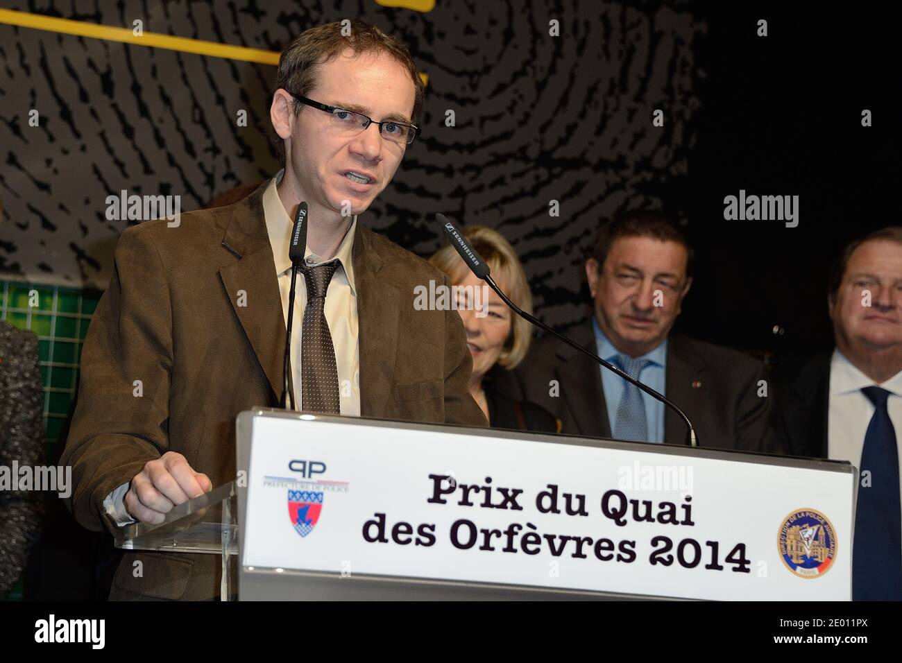 Herve Jourdain attending a ceremony awarding the 67th Quai des Orfevres literary Price in Paris, France on November 12, 2013. Photo by Nicolas Briquet/ABACAPRESS.COM Stock Photo
