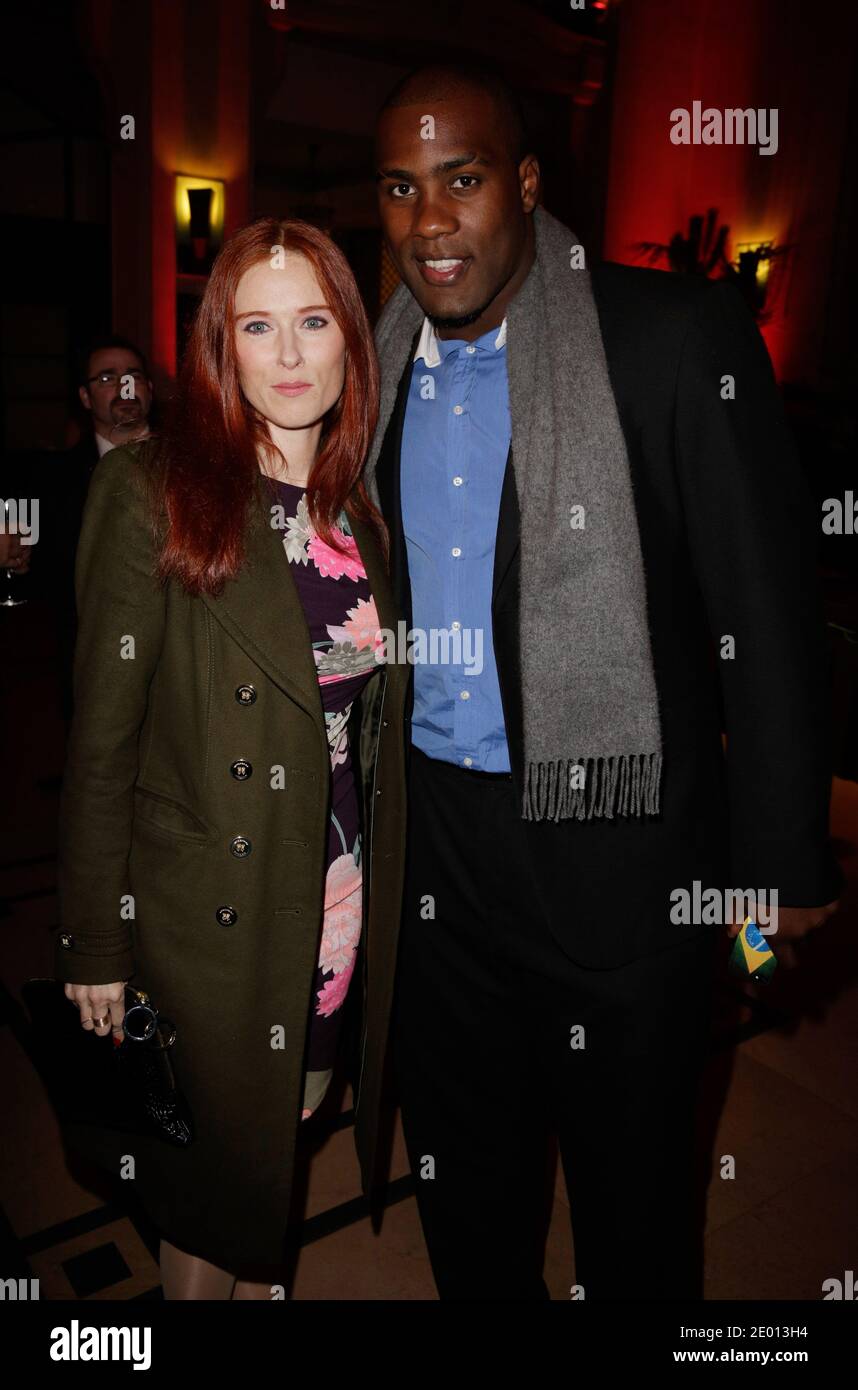 EXCLUSIVE - Audrey Fleurot and Teddy Riner attending the Christmas  Illuminations launch of Faubourg Saint-Honore party in Paris, France on  November 14, 2013. Photo by Jerome Domine/ABACAPRESS.COM Stock Photo - Alamy