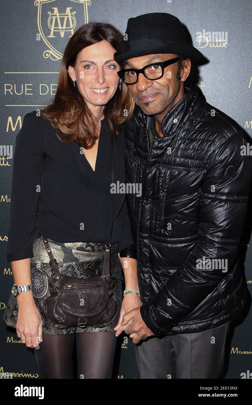 Manu Katche and his Wife Laurence attending the Massimo Dutti Rue de la  Paix Store Opening party in Paris, France, on November 14, 2013. Photo by  Audrey Poree/ABACAPRESS.COM Stock Photo - Alamy