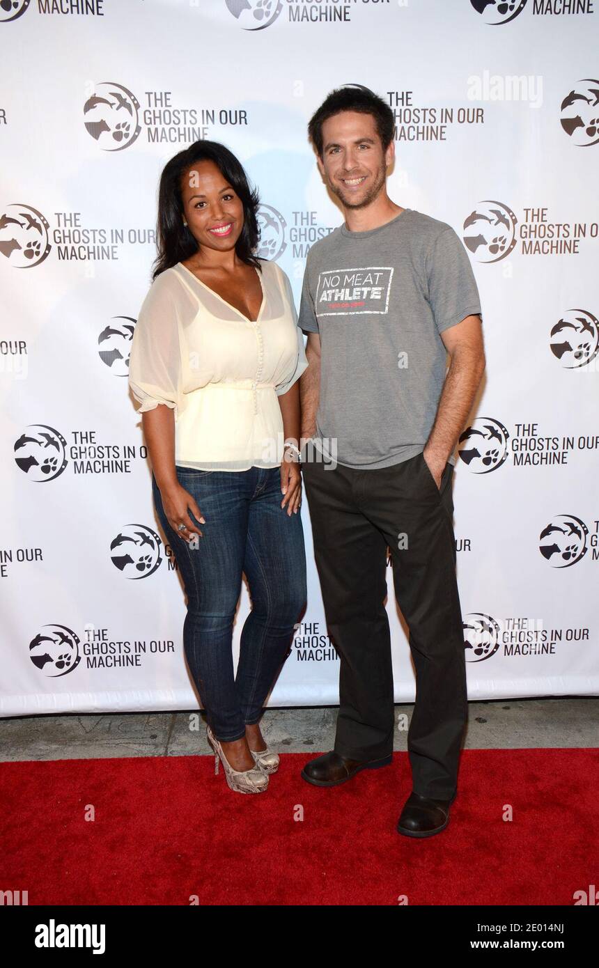 Seba Johnson and Josh Garrett arrive for 'The Ghosts In Our Machine ...