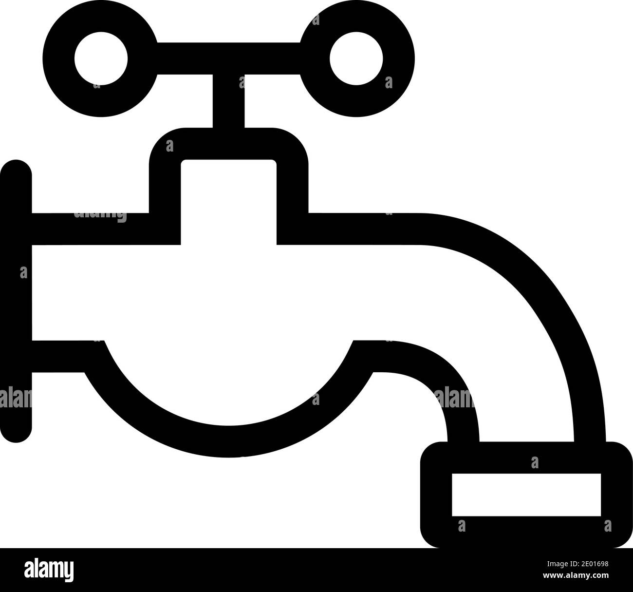 water faucet outline icon Stock Vector Image & Art Alamy