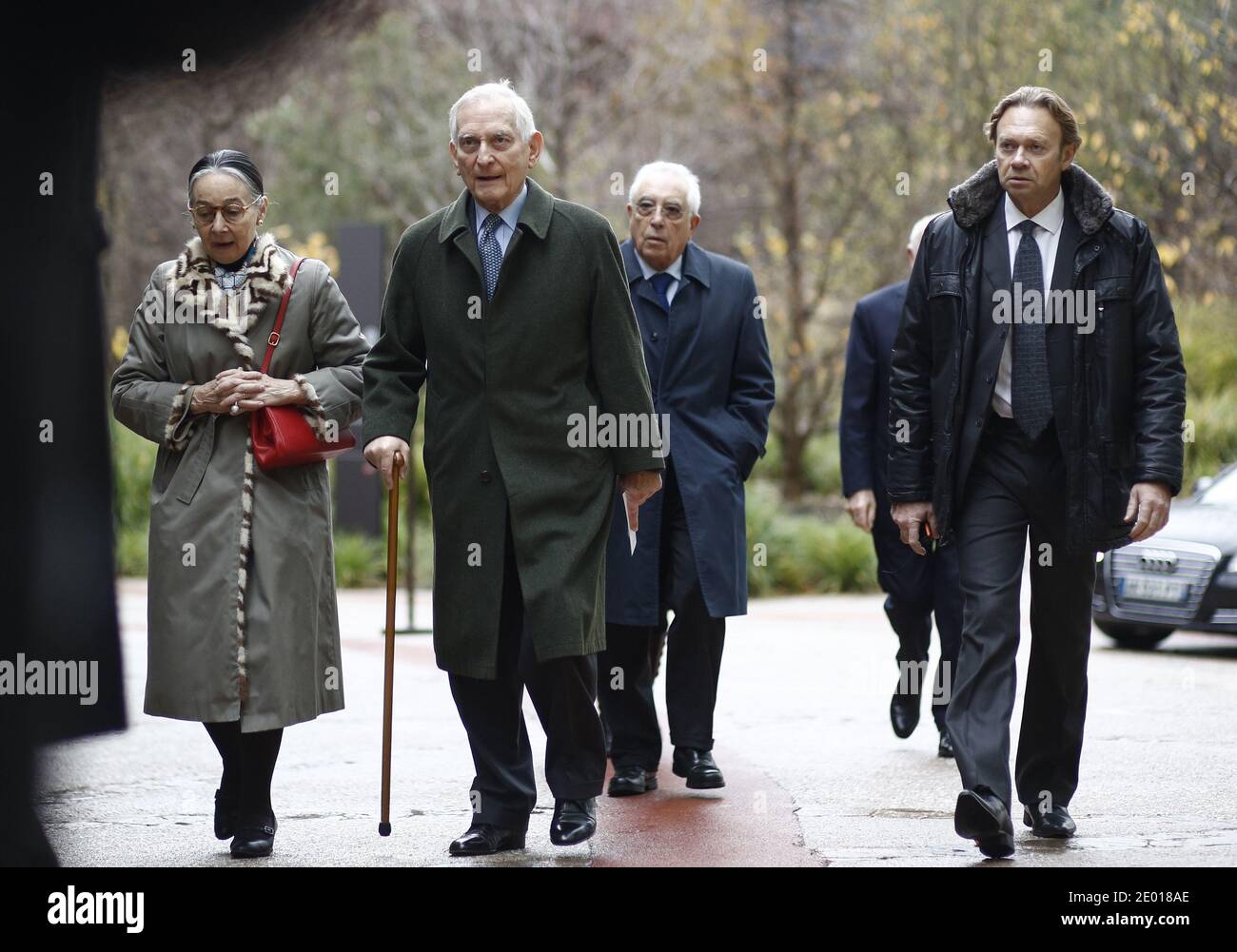 Jerome Monod arrives at the Musee du Quai Branly in Paris, France, on November 21, 2013, to