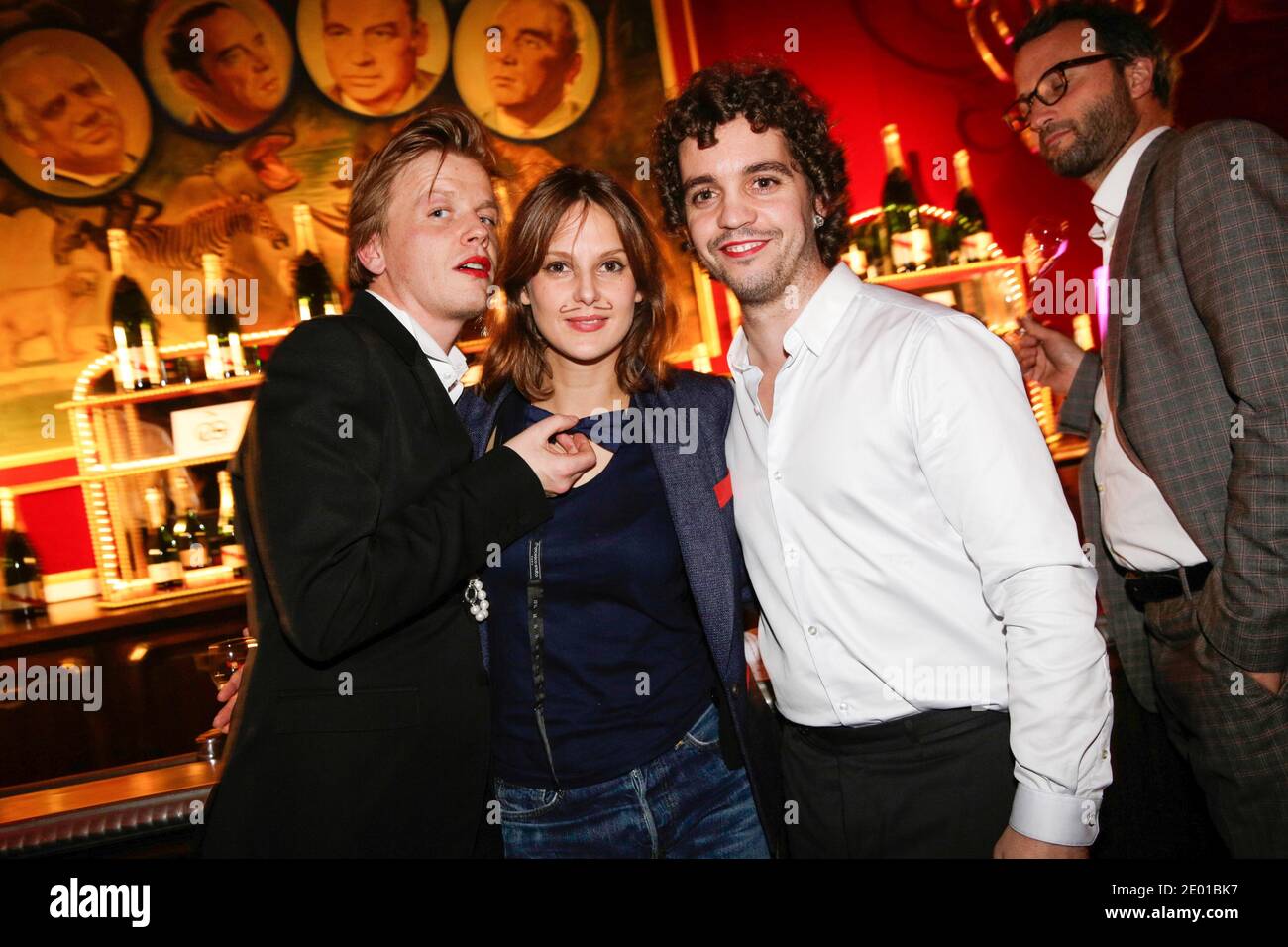 Alex Lutz, Elodie Navarre and Bruno Sanches attending the Prix Fooding ...