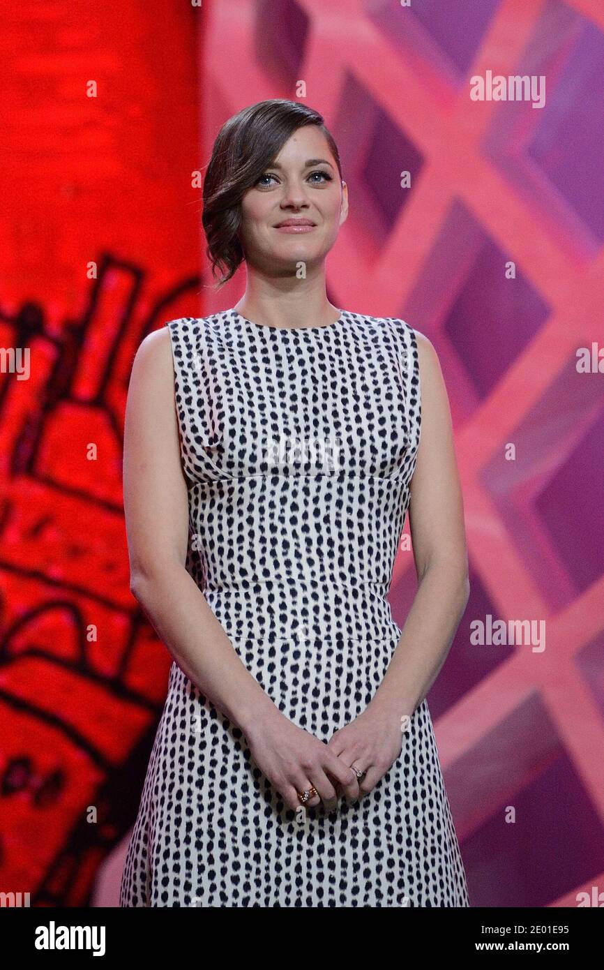 Marion Cotillard attending the 13th Marrakech Film Festival opening ceremony in Marrakech, Morocco on November 29, 2013. Photo by Nicolas Briquet/ABACAPRESS.COM Stock Photo