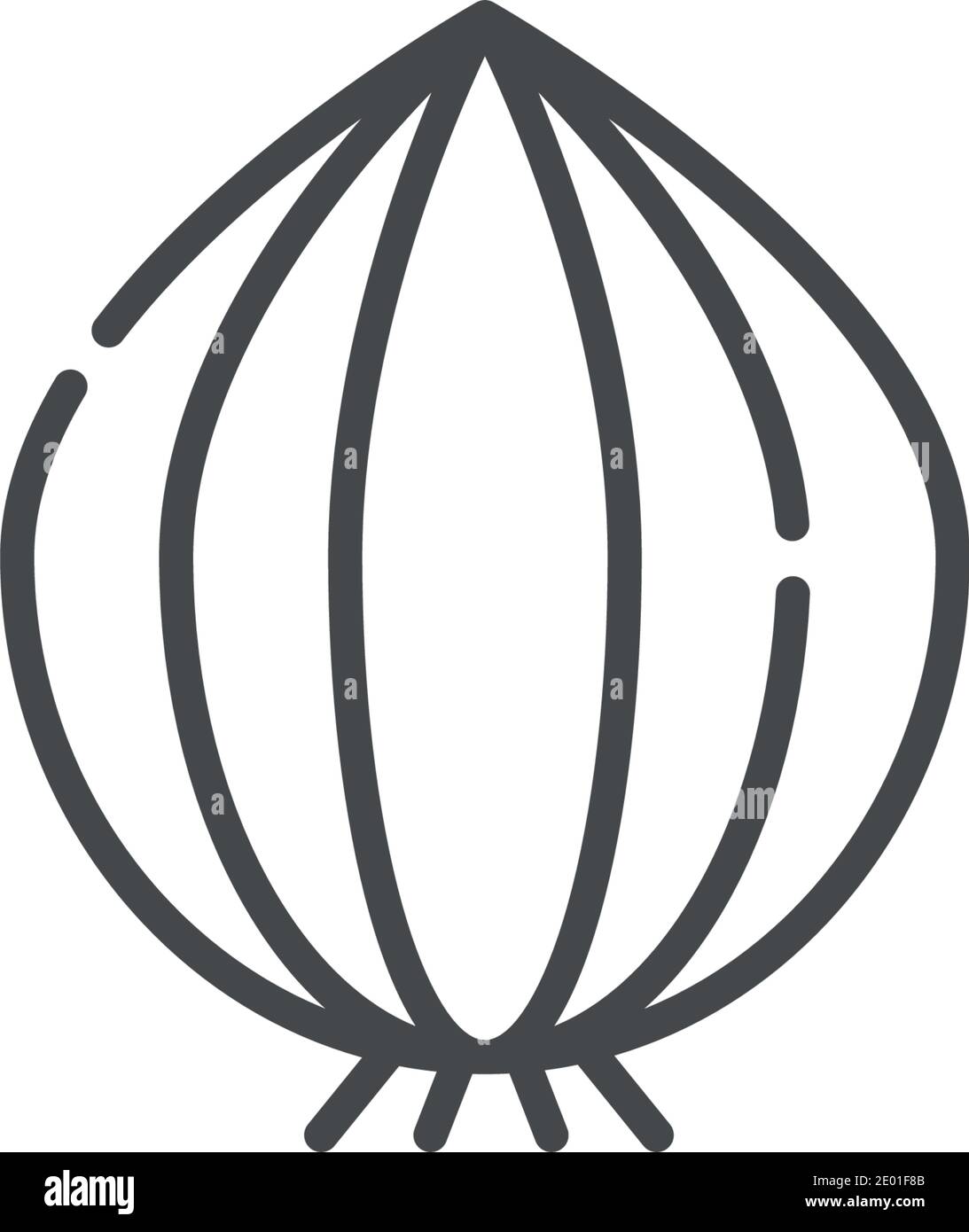 onion vector icon modern simple vector illustration Stock Vector Image ...