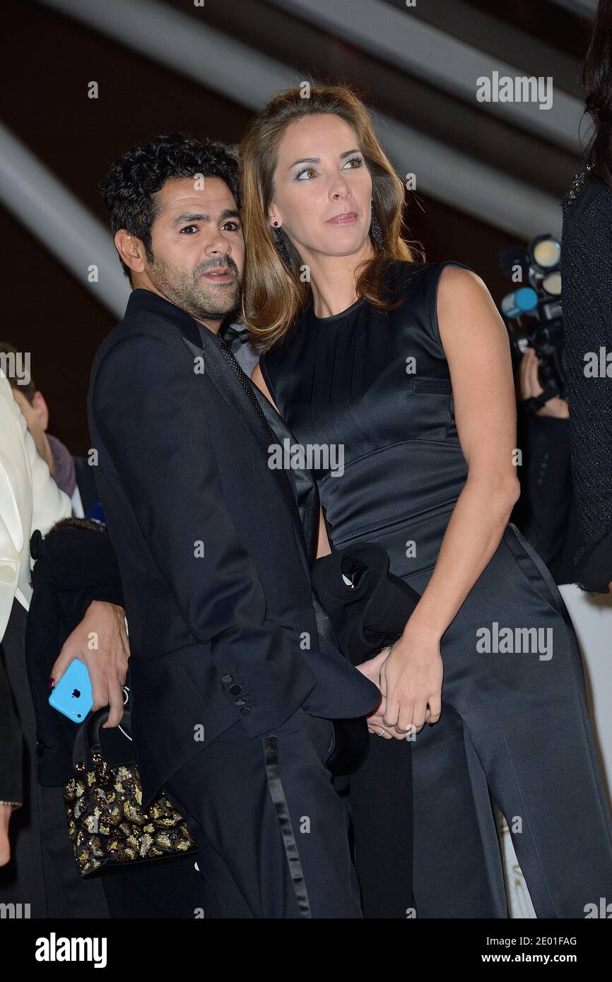 Jamel Debbouze and his wife Melissa Theuriau attending the screening of  'Like Father, Like Son' as part of the 13th Marrakech Film Festival, in  Marrakech, Morocco on December 1, 2013. Photo by