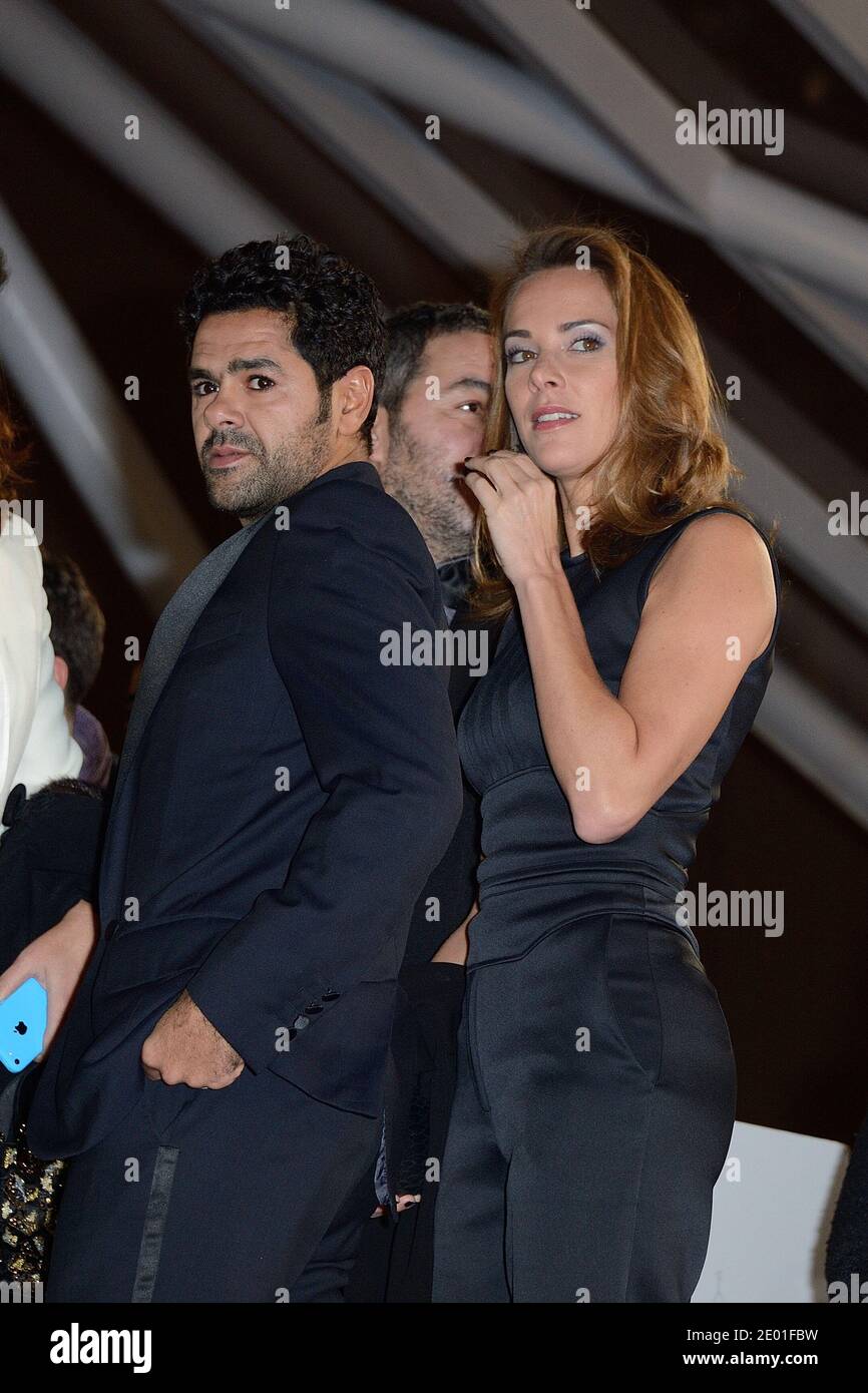 Jamel Debbouze and his wife Melissa Theuriau attending the screening of 'Like Father, Like Son' as part of the 13th Marrakech Film Festival, in Marrakech, Morocco on December 1, 2013. Photo by Nicolas Briquet/ABACAPRESS.COM Stock Photo