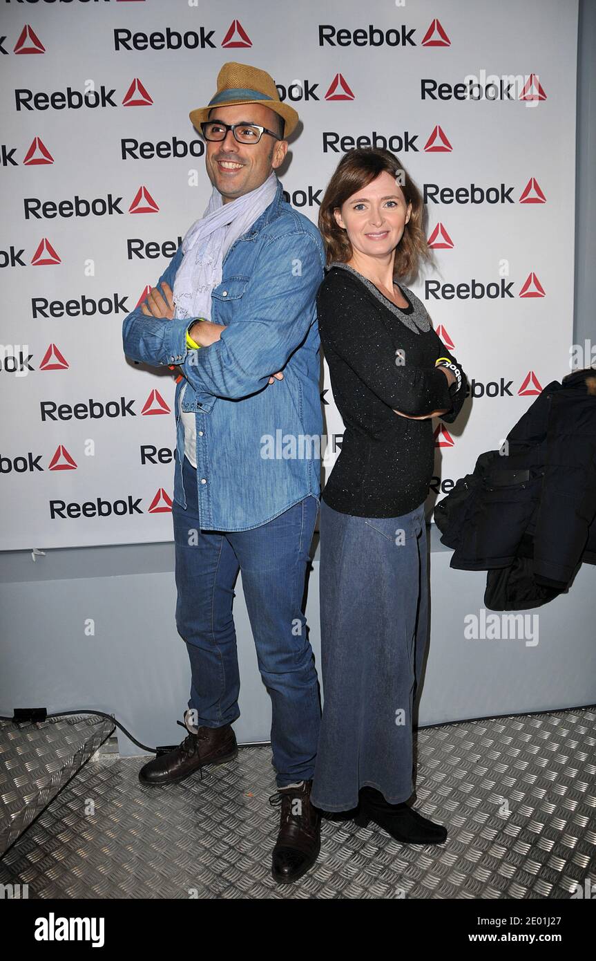 Annabelle Milot and Marc Fichel attending the Reebok Concept Store Opening  event at Avenue de L'Opera in Paris, France on December 4, 2013. Photo by  Thierry Plessis/ABACAPRESS.COM Stock Photo - Alamy