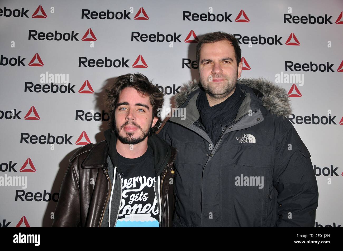 Quentin Margot et Eric Metzger attending the Reebok Concept Store Opening  event at Avenue de L'Opera in Paris, France on December 4, 2013. Photo by  Thierry Plessis/ABACAPRESS.COM Stock Photo - Alamy