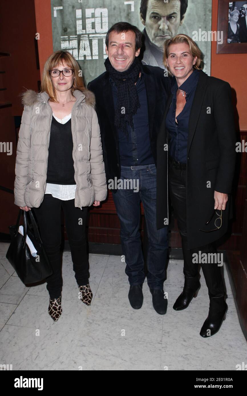 Florence Maury, Jean-Luc Reichmann and Leticia Lacroix attending the  premiere of TV Series 'Leo Mattei'