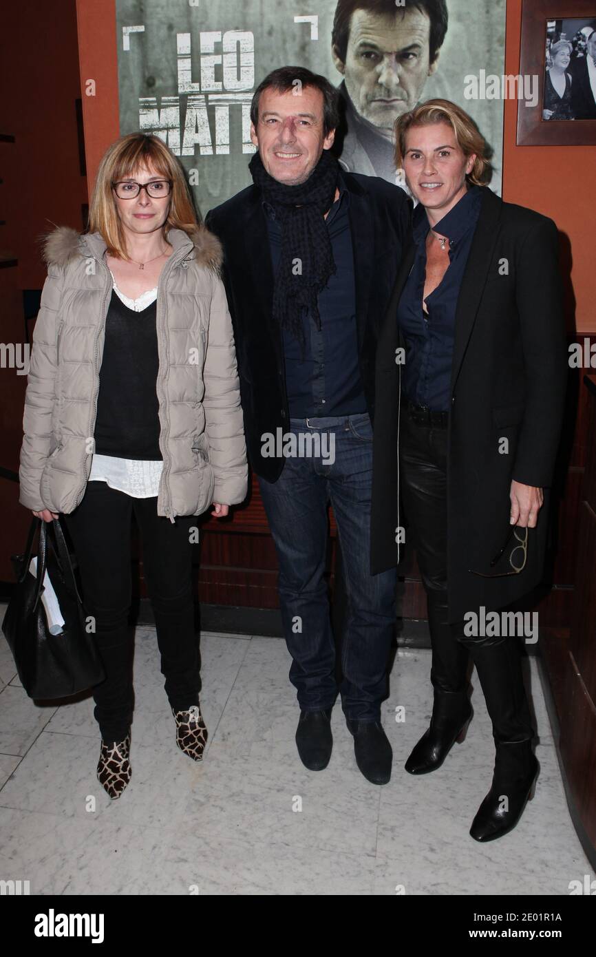 Florence Maury, Jean-Luc Reichmann and Leticia Lacroix attending the  premiere of TV Series 'Leo Mattei'
