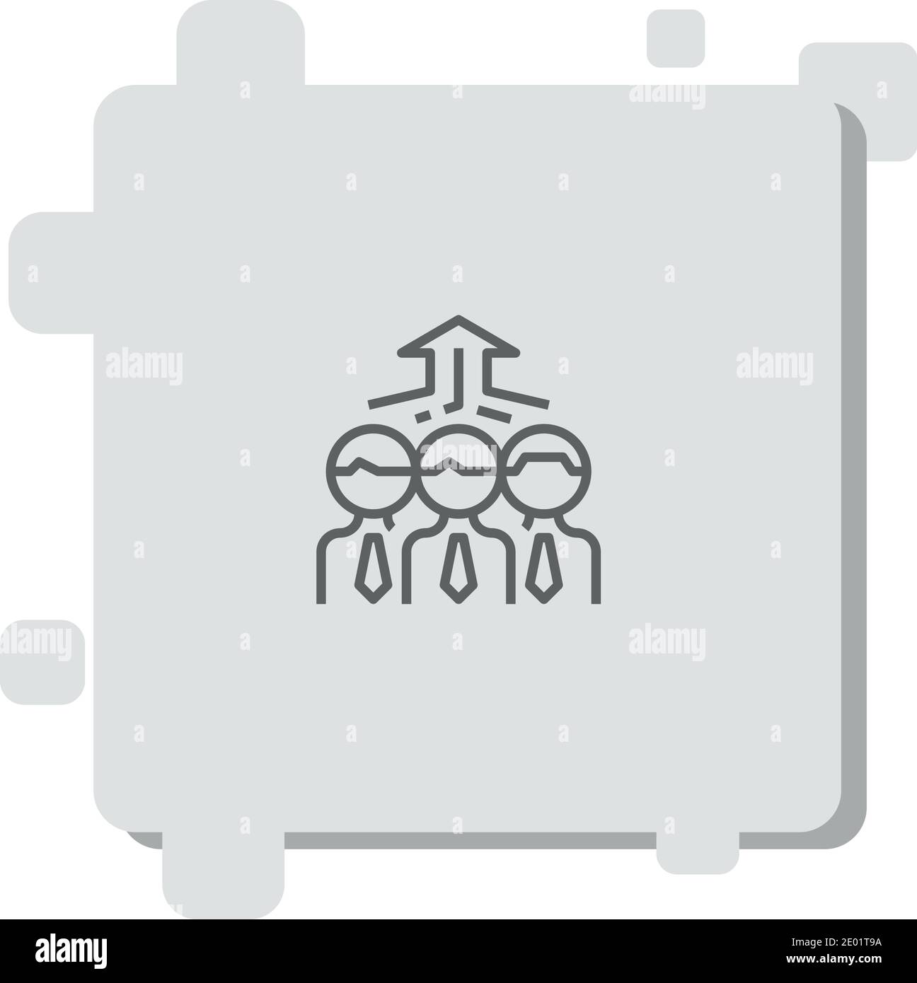 teamwork vector icon modern simple vector illustration Stock Vector ...
