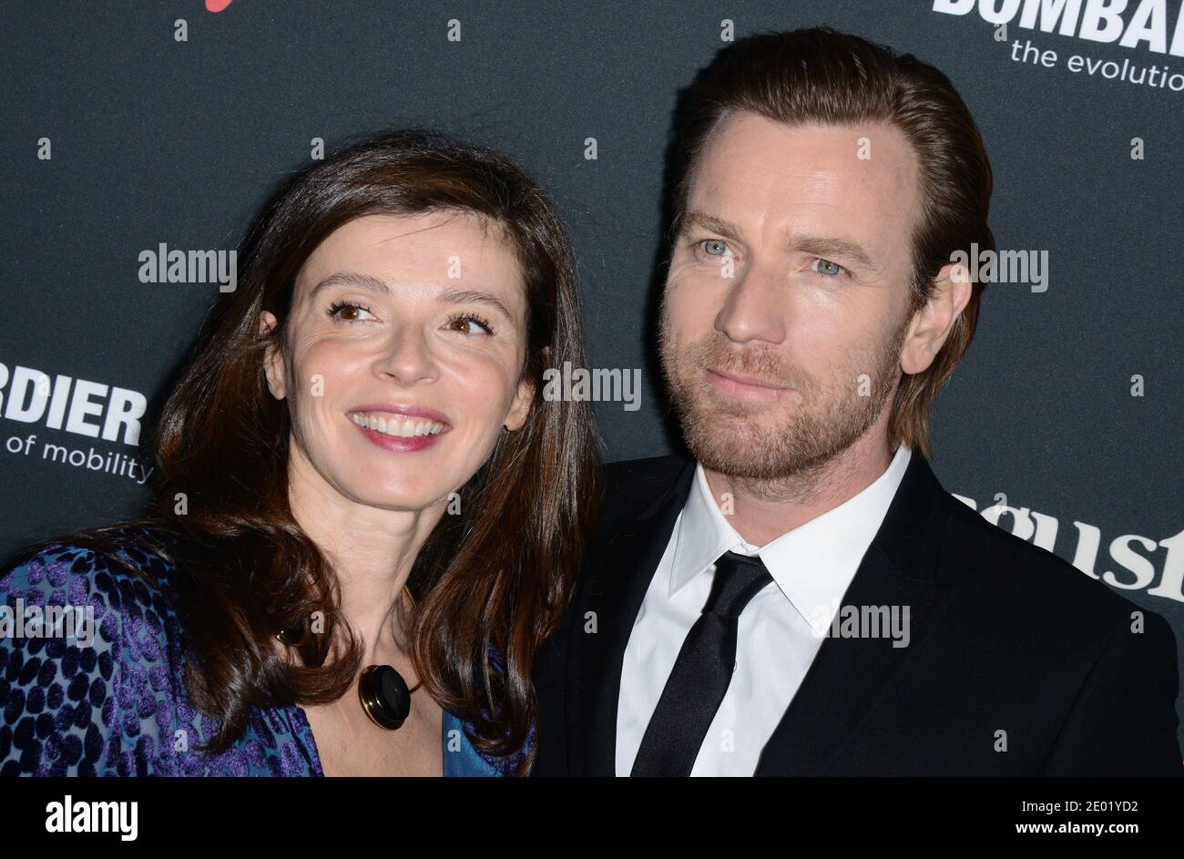 Ewan McGregor and Eve Mavrakis arrive at the premiere of The Weinstein Company's 'August: Osage County' at Regal Cinemas L.A. Live in Los Angeles, CA, USA on December 16, 2013. Photo by Lionel Hahn/ABACAPRESS.COM Stock Photo