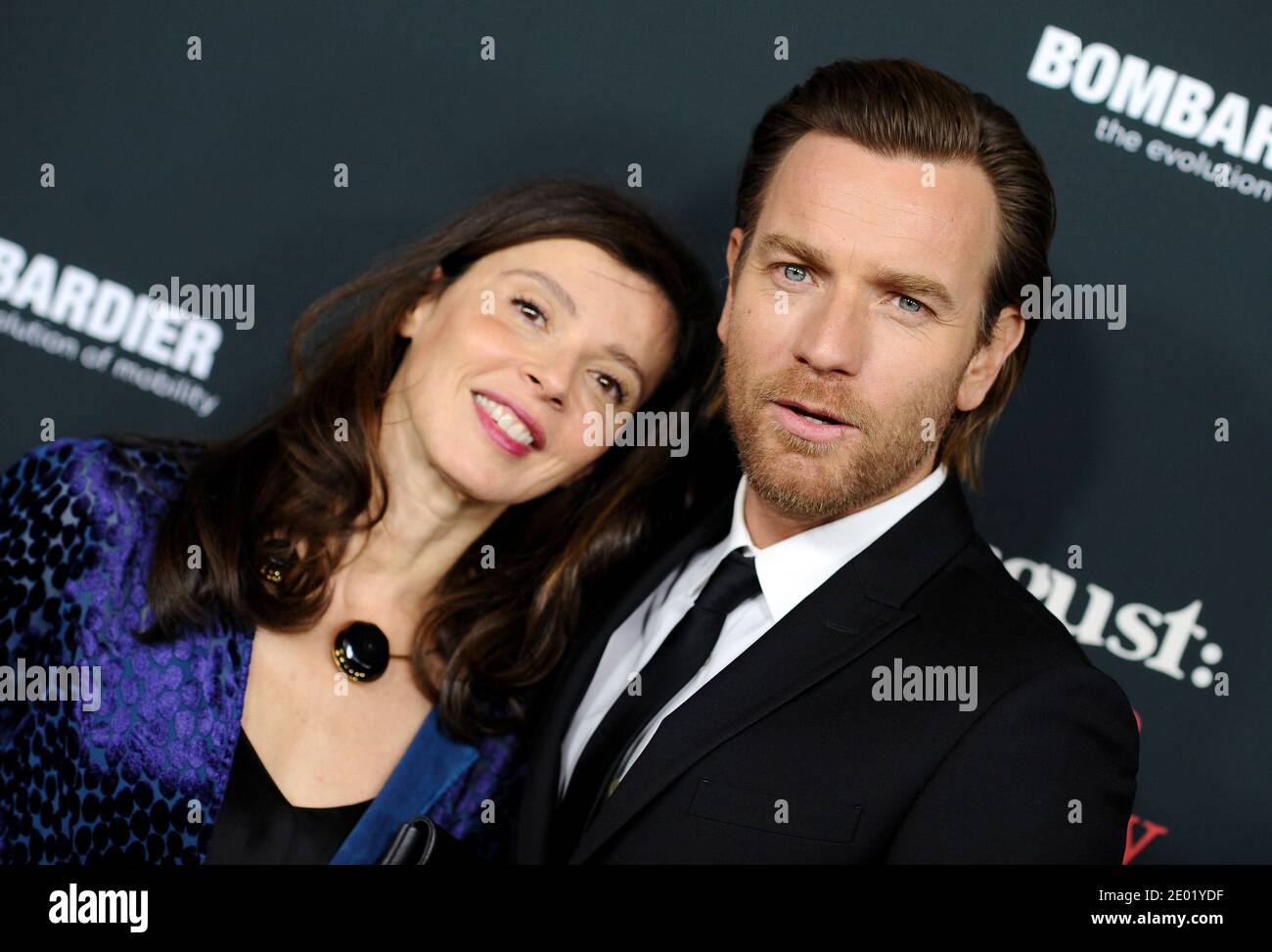 Ewan McGregor and Eve Mavrakis arrive at the premiere of The Weinstein Company's 'August: Osage County' at Regal Cinemas L.A. Live in Los Angeles, CA, USA on December 16, 2013. Photo by Lionel Hahn/ABACAPRESS.COM Stock Photo