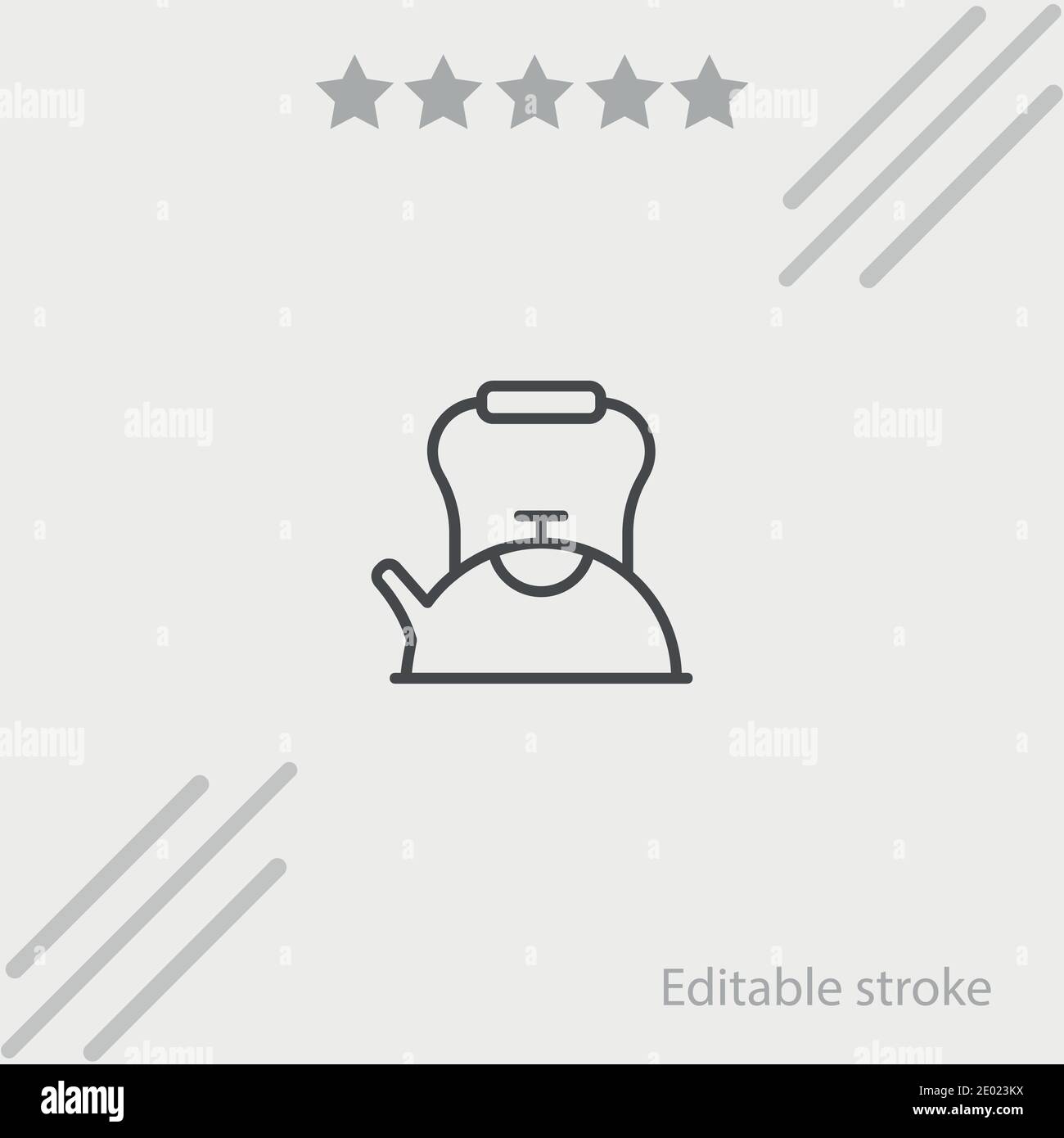 kettle vector icon modern simple vector illustration Stock Vector Image ...