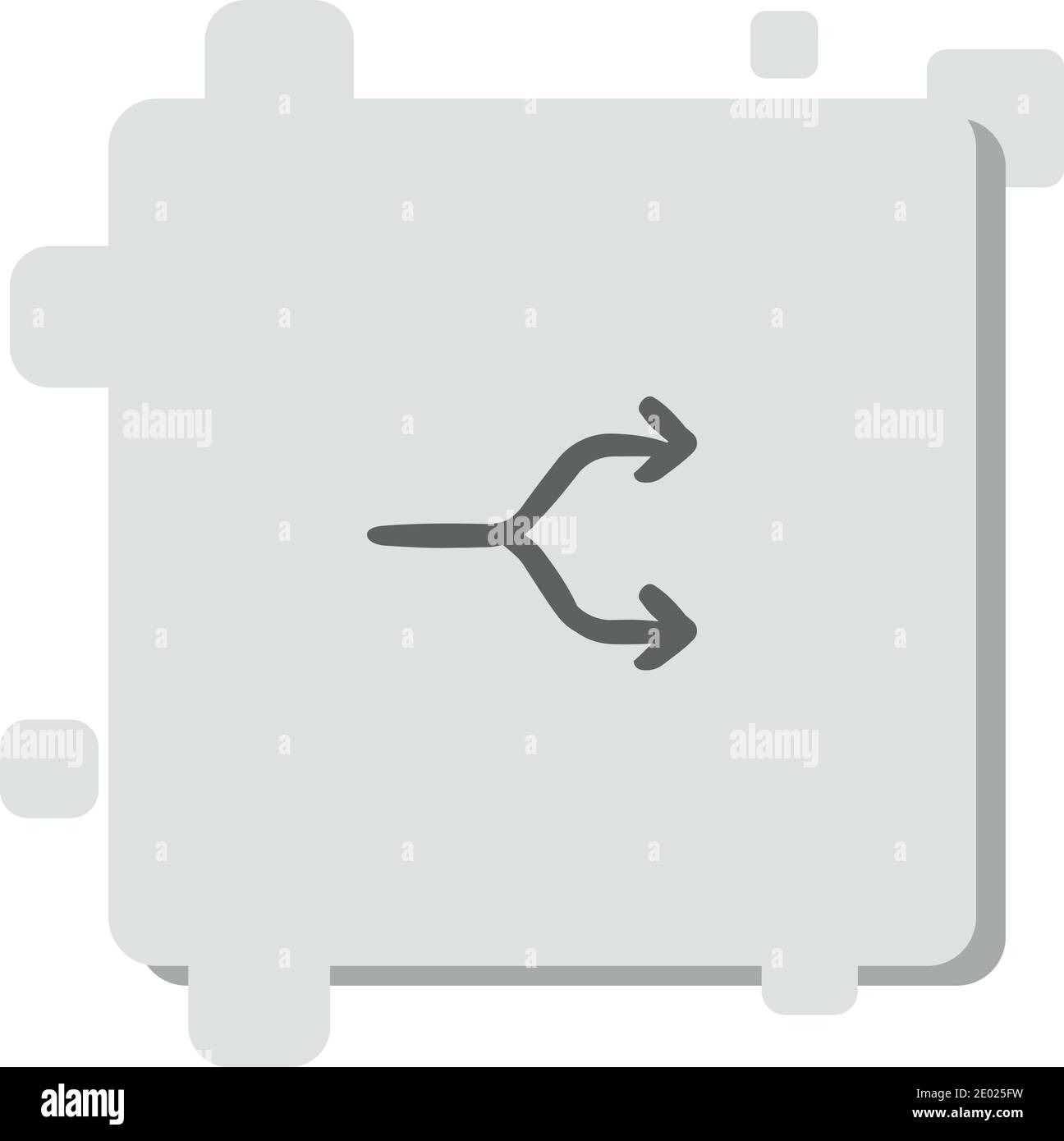shuffle vector icon modern simple vector illustration Stock Vector ...