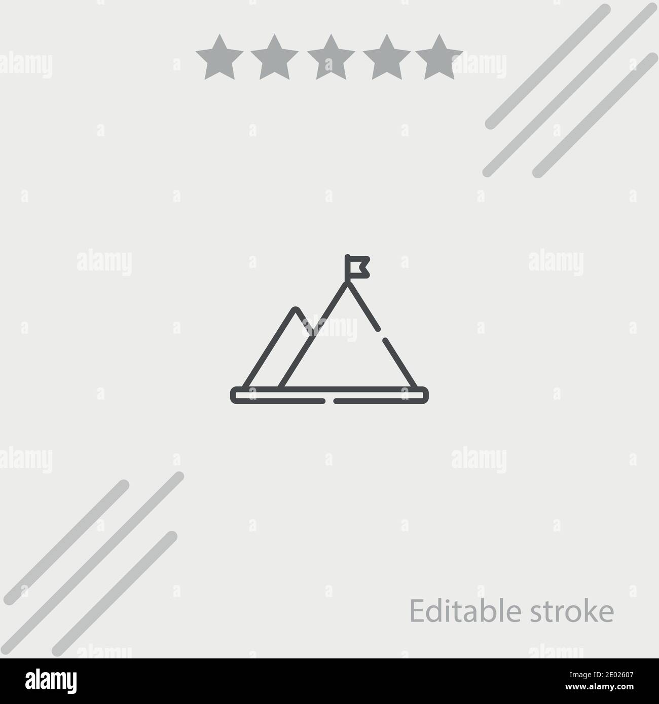 mountain vector icon modern simple vector illustration Stock Vector ...