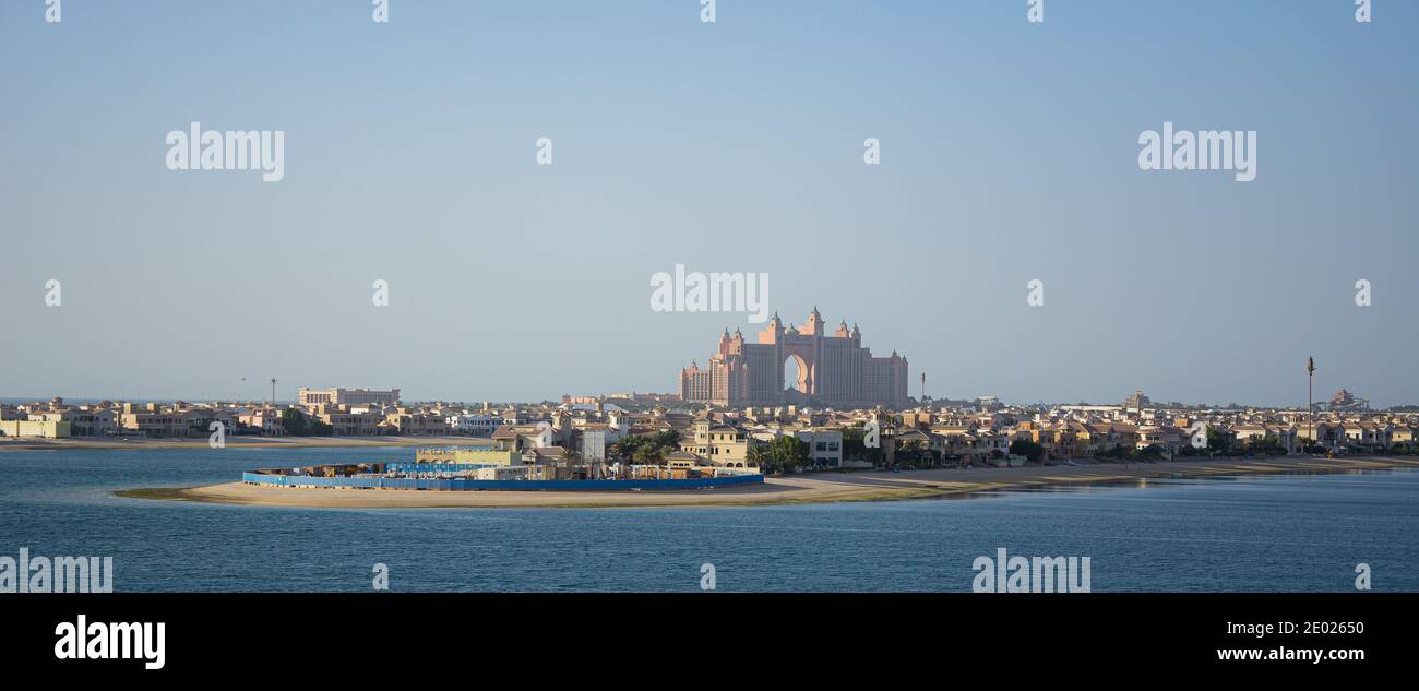 Dubai Palm Jumeirah, Atlantis Hotel, UAE Stock Photo