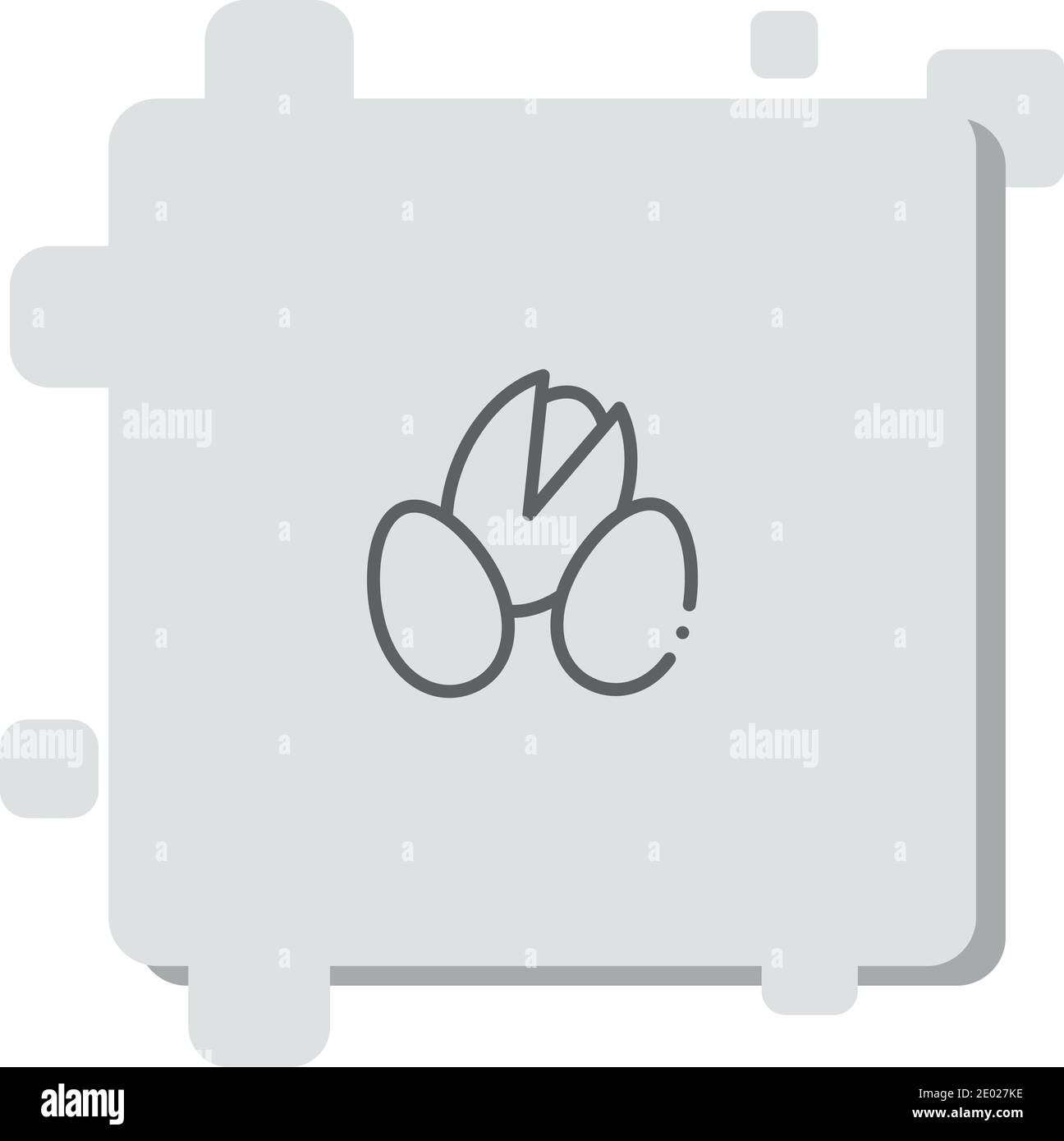 pistachio vector icon modern simple vector illustration Stock Vector
