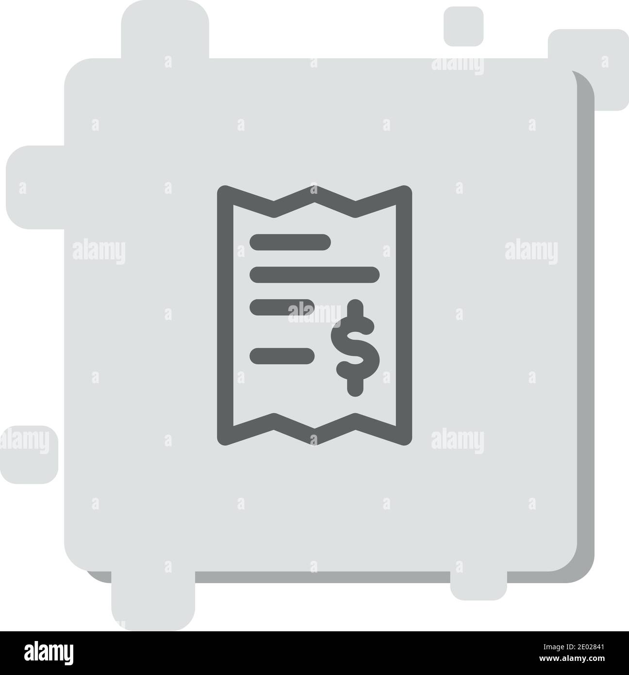 bill vector icon modern simple vector illustration Stock Vector Image ...
