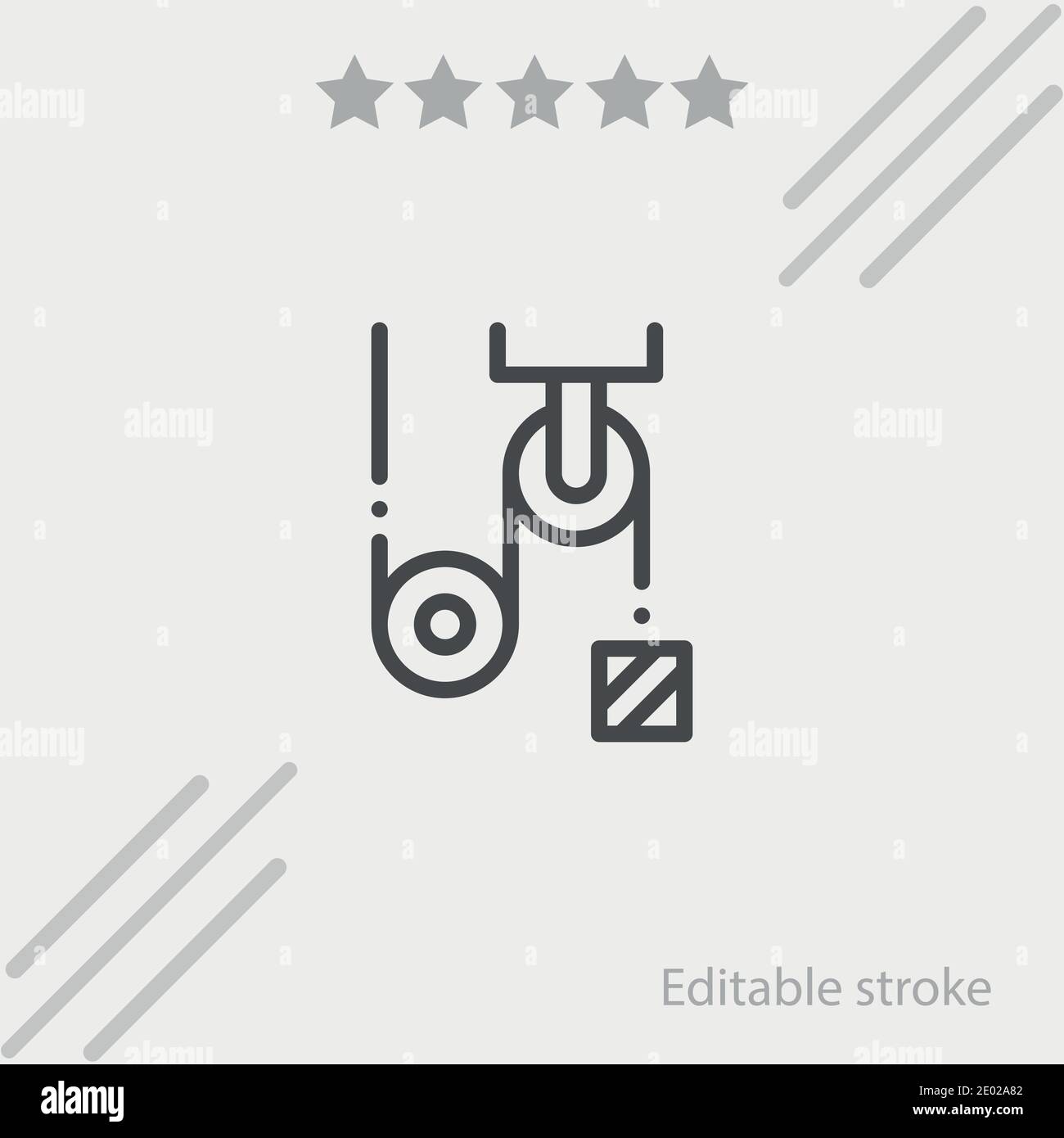 pulley vector icon modern simple vector illustration Stock Vector Image & Art Alamy