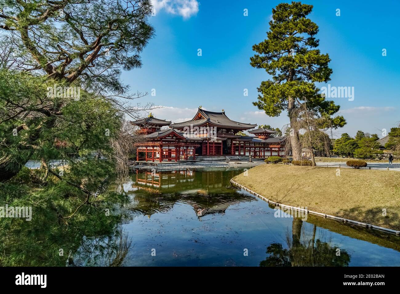 Phoenix Hall (Hoodo), Byodoin Temple, Uji, Kyoto, Japan Stock Photo