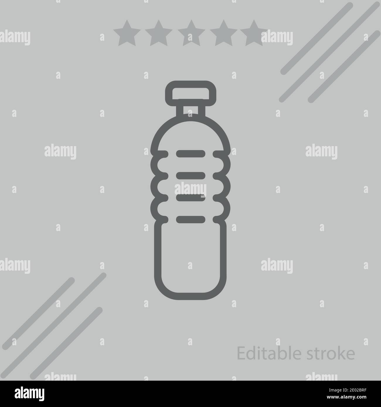 bottle vector icon modern simple vector illustration Stock Vector Image ...
