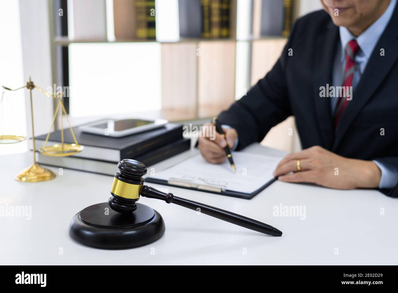 Attorney office desktop hires stock photography and images Alamy