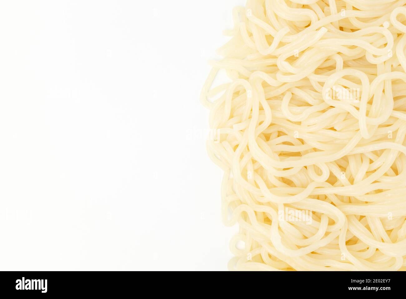 Korean chewy noodles. Korean noodles food. Chewy and firm texture Stock