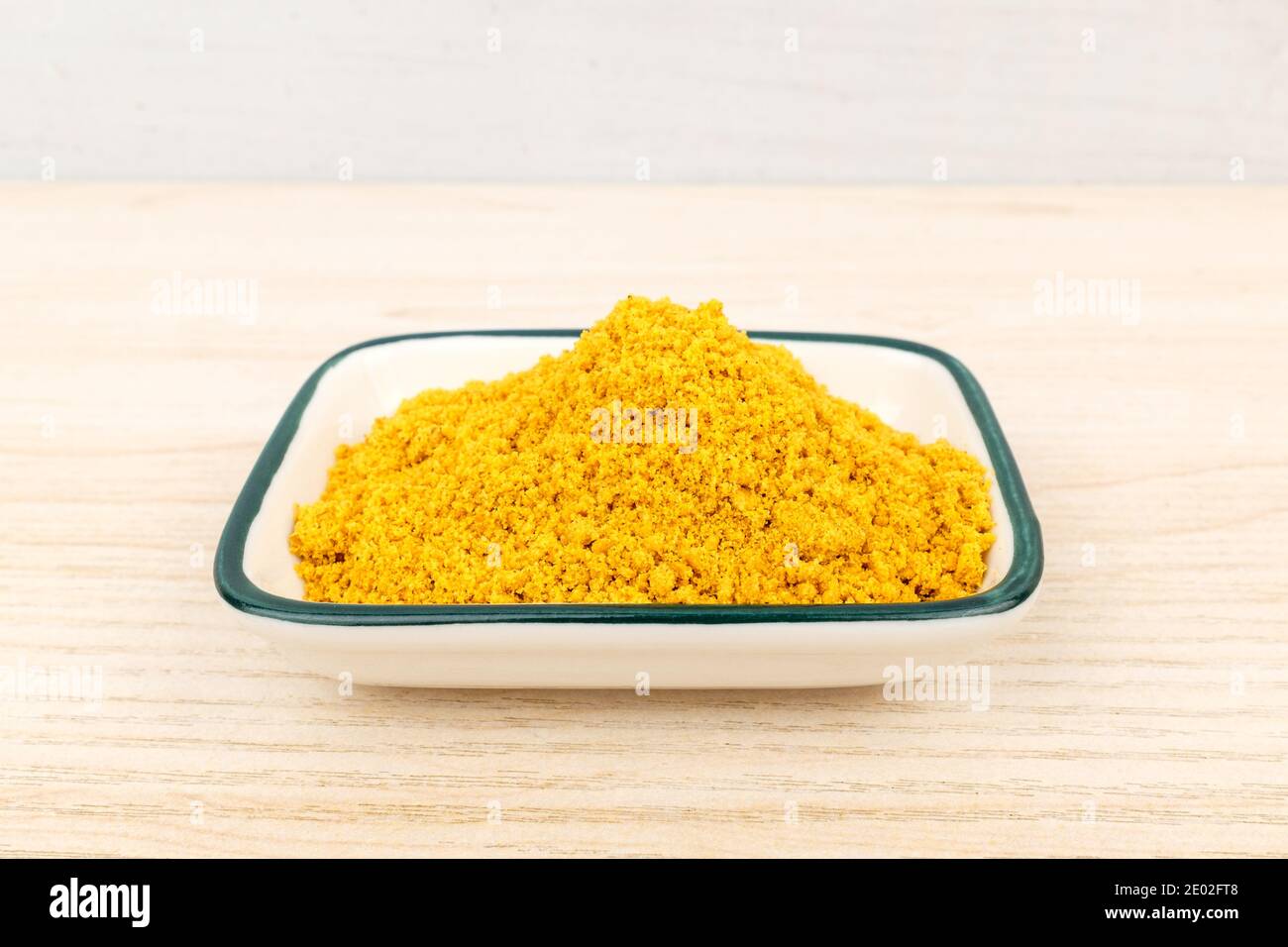 Yellow curry powder. Ingredients for curry. Indian culture food Stock
