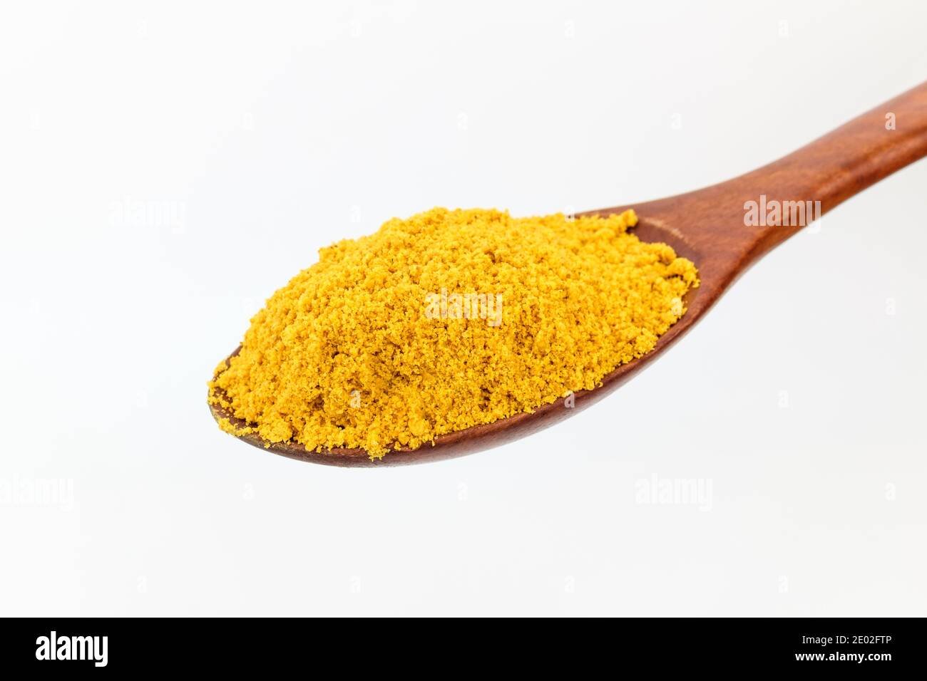Yellow curry powder. Ingredients for curry. Indian culture food Stock
