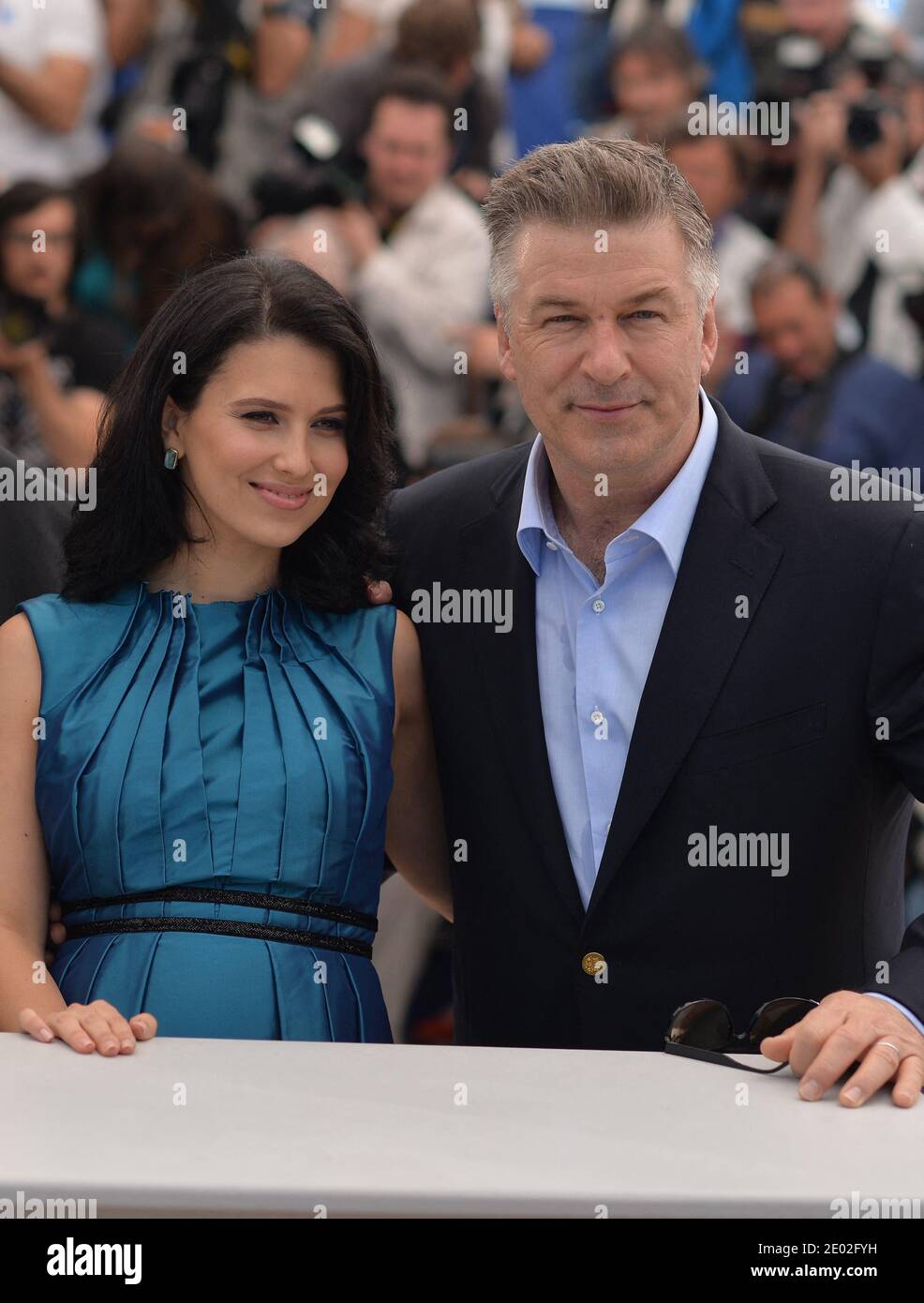 File photo dated May 21, 2013 of Alec Baldwin with his wife Hilaria