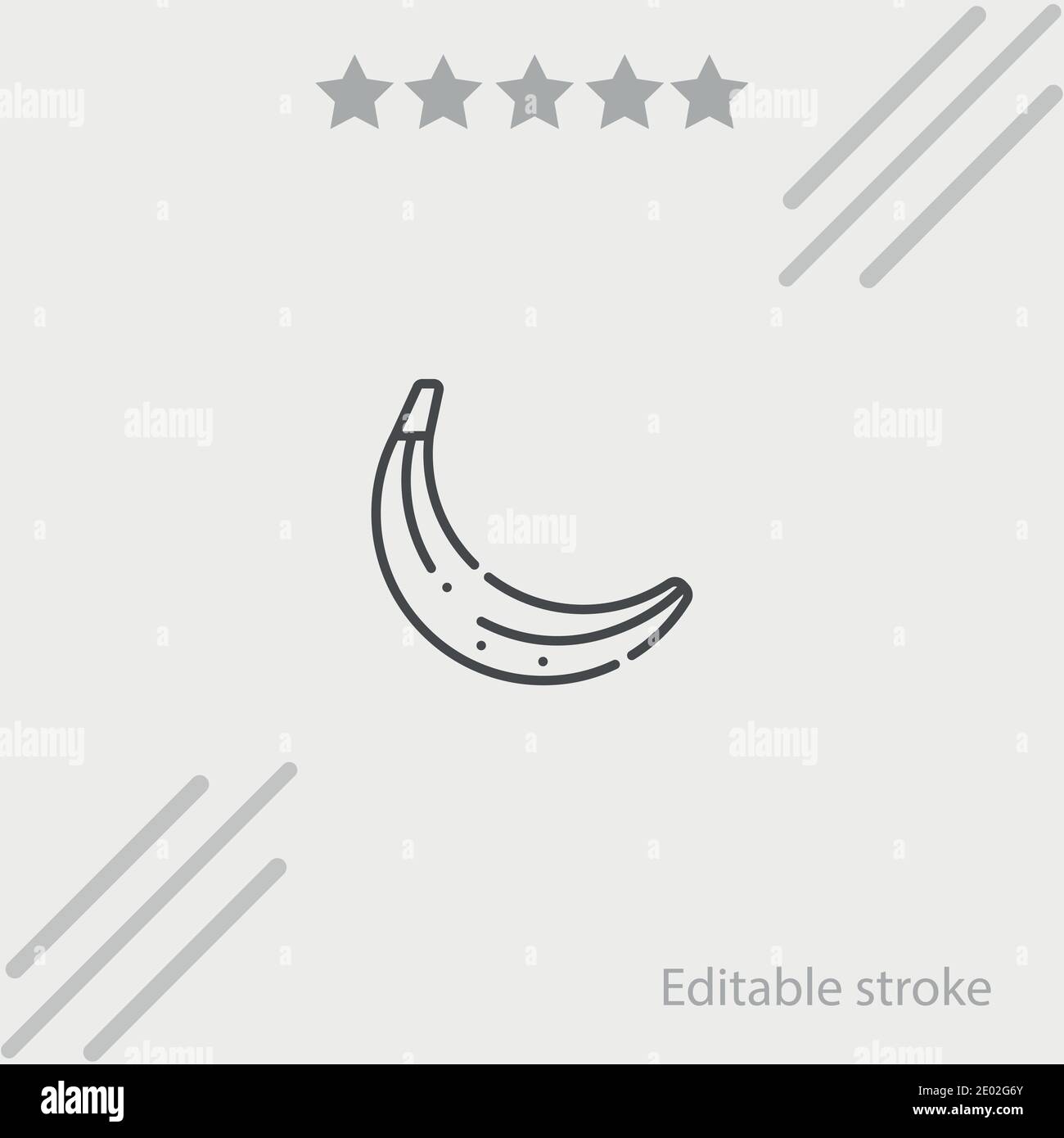banana vector icon modern simple vector illustration Stock Vector Image ...